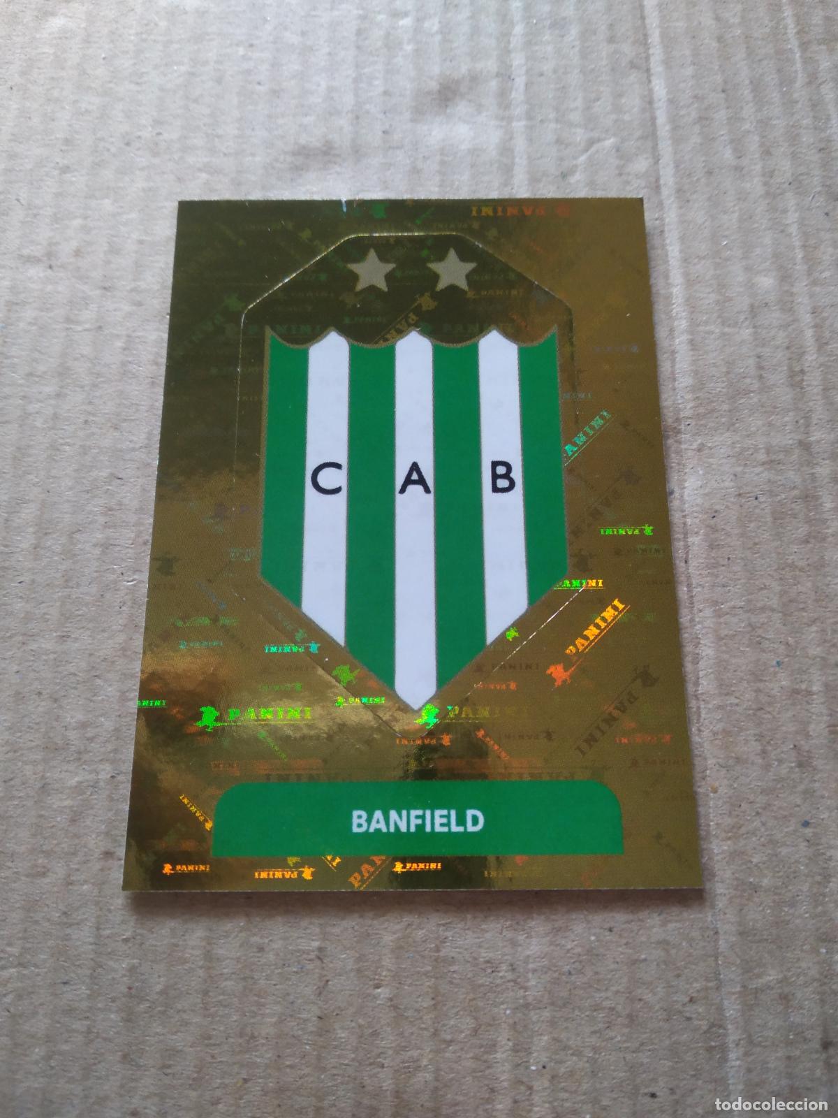 Football Stickers: BAN1 ESCUDO BANFIELD CROMO FUTBOL ARGENTINO PANINI LIGA ARGENTINA 2025
