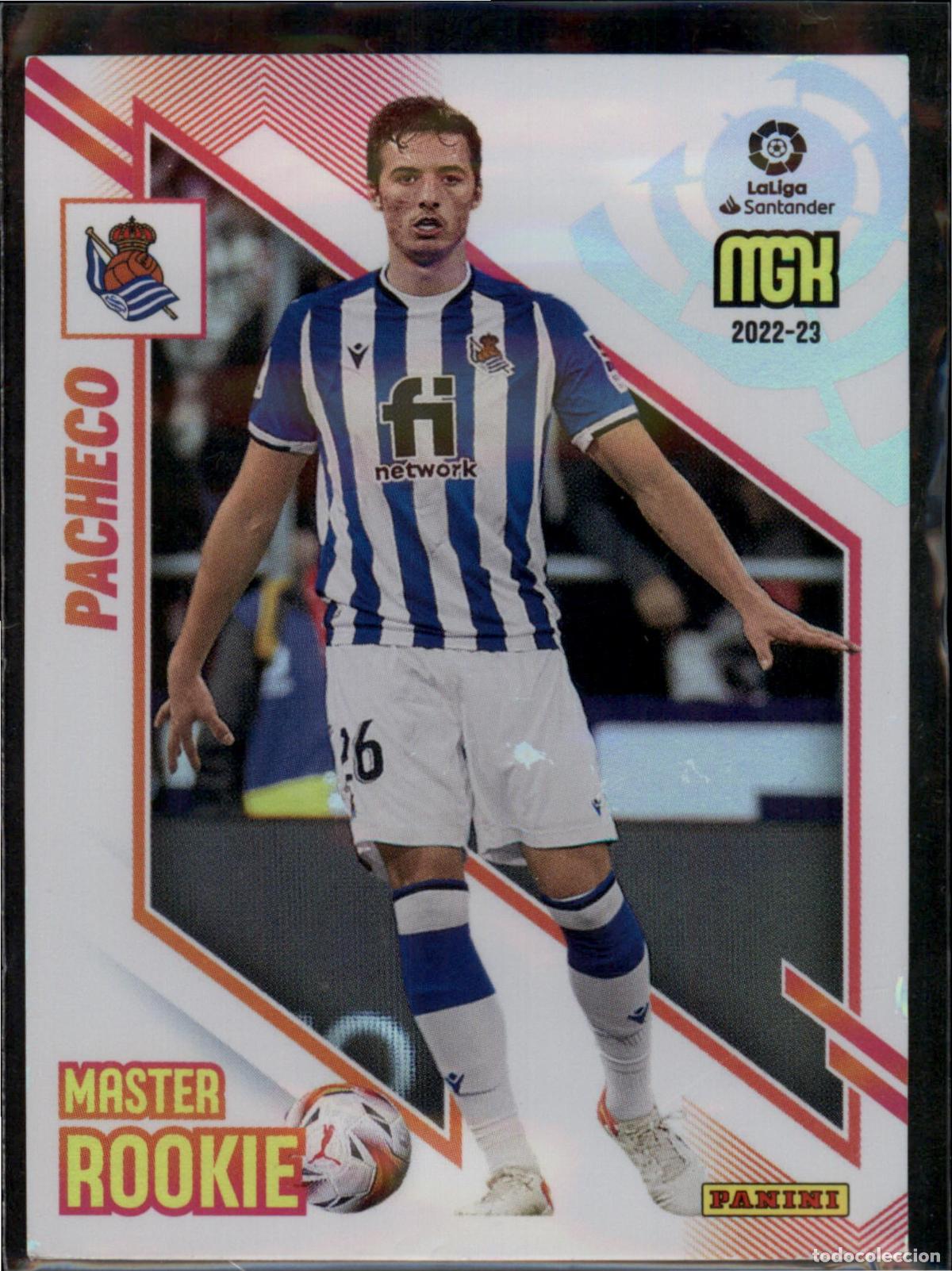 Cartes &agrave; collectionner de Football: Pacheco Master Rookie N&ordm; 427 Real Sociedad LaLiga Santander Megacracks 2022 2023 Panini 22 23