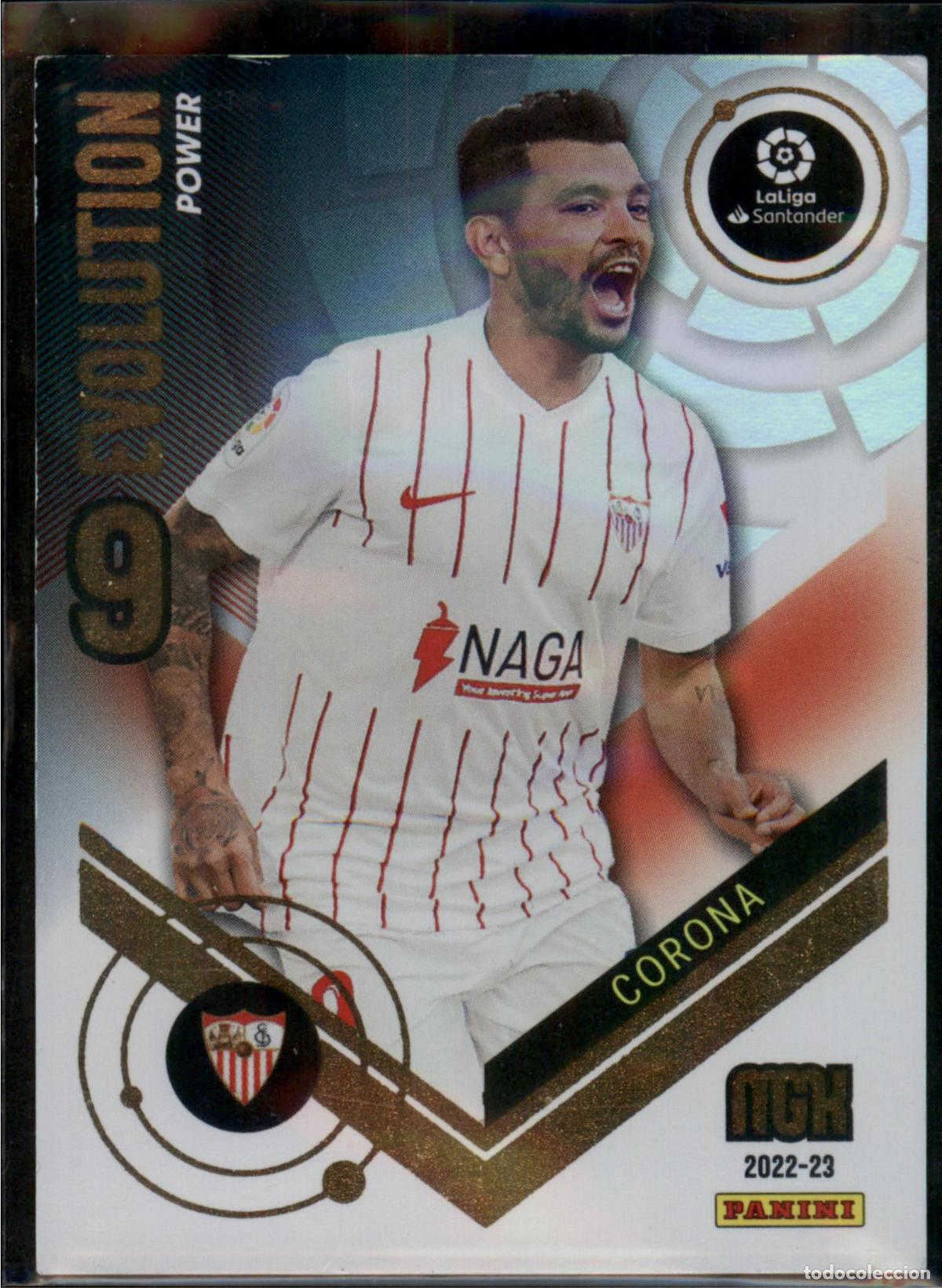 Cartes &agrave; collectionner de Football: Corona Evolution Power N&ordm; P380 Sevilla FC LaLiga Santander Megacracks 2022 2023 Panini 22 23
