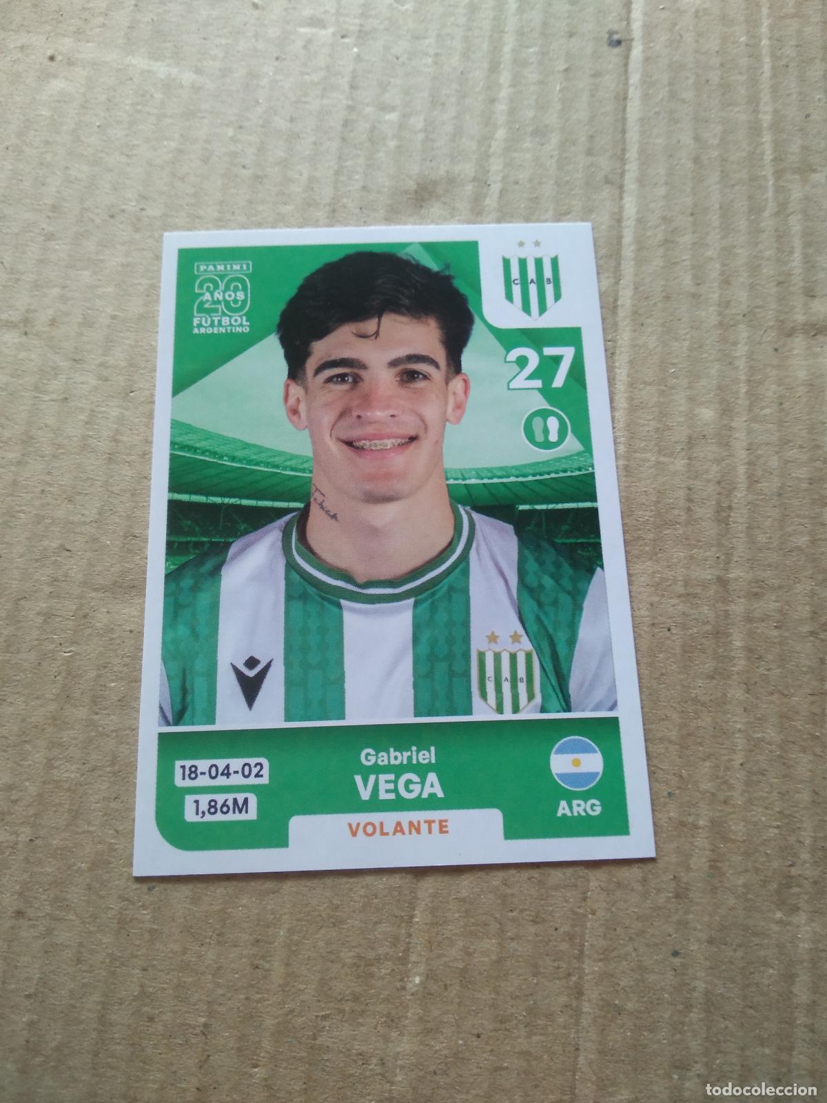 Cromos de F&uacute;tbol: BAN10 GABRIEL VEGA BANFIELD CROMO FUTBOL ARGENTINO PANINI LIGA ARGENTINA 2025
