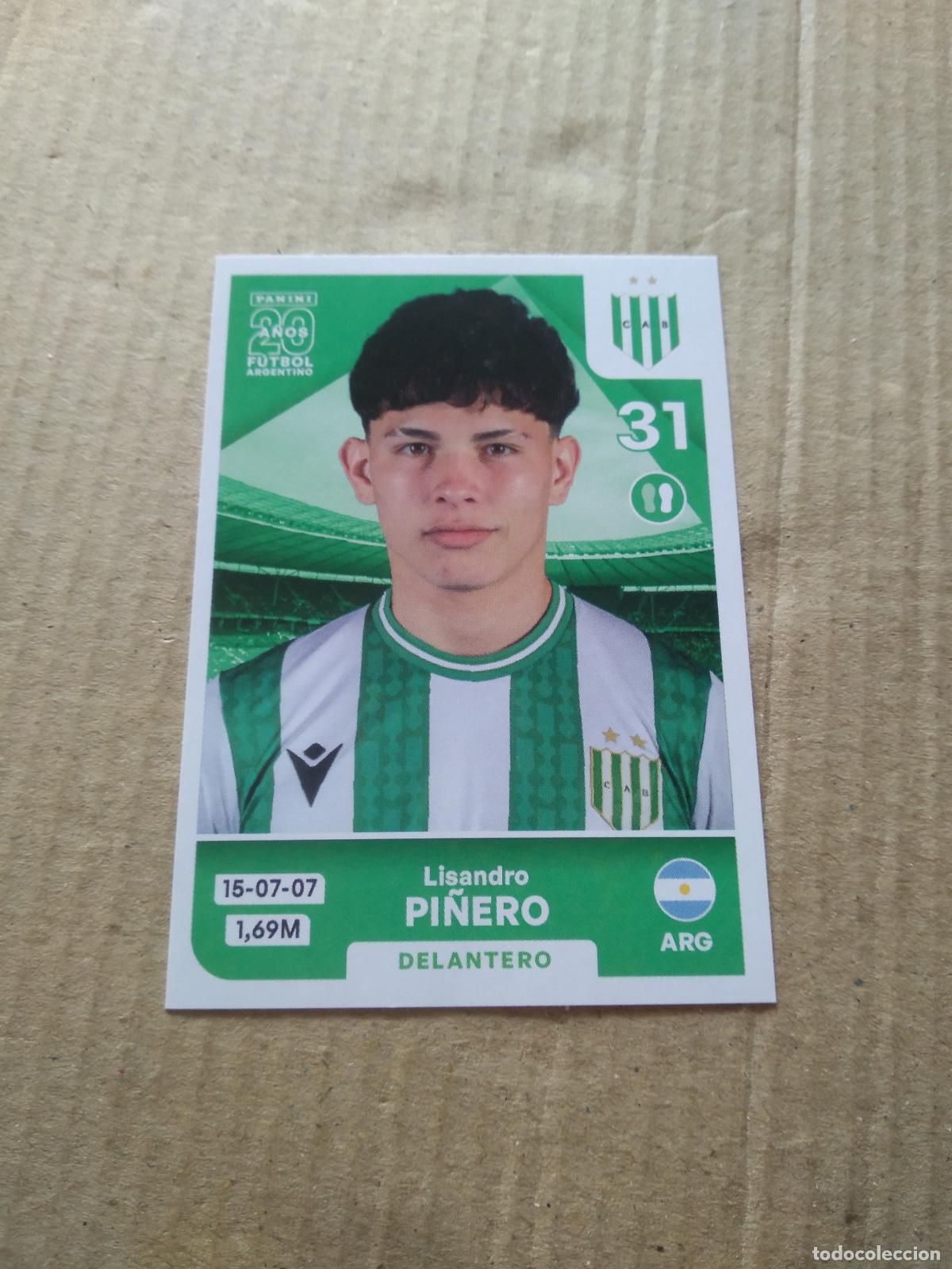 Football Stickers: BAN12 LISANDRO PI&Ntilde;ERO BANFIELD CROMO FUTBOL ARGENTINO PANINI LIGA ARGENTINA 2025