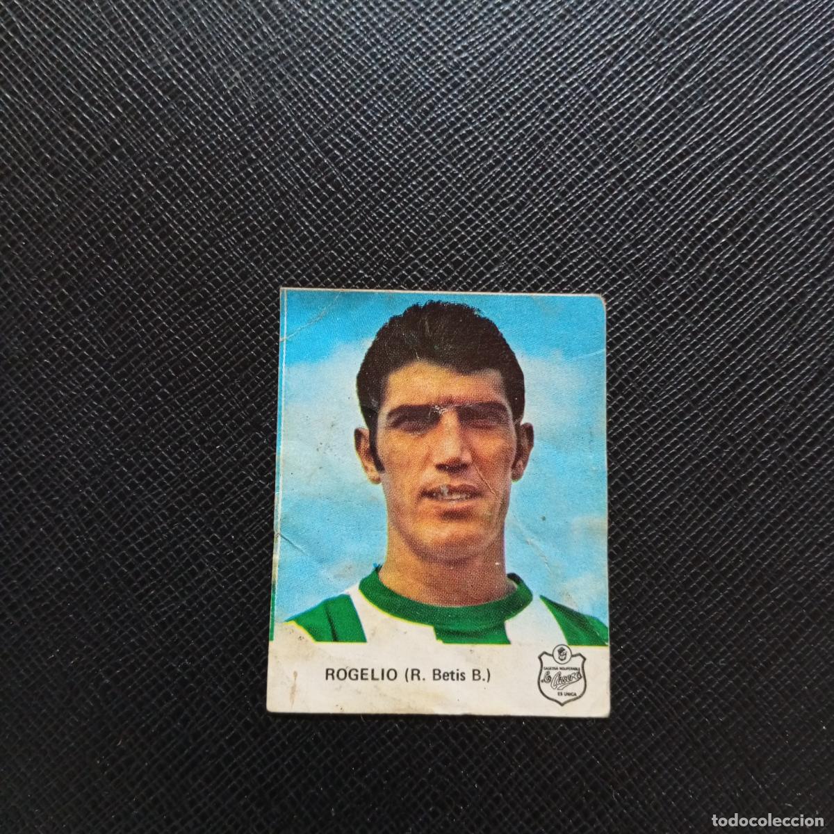 Cartes &agrave; collectionner de Football: ROGELIO REAL BETIS LA CASERA 1972 CROMO FUTBOL LIGA 72 - DESPEGADO - A50 PG487