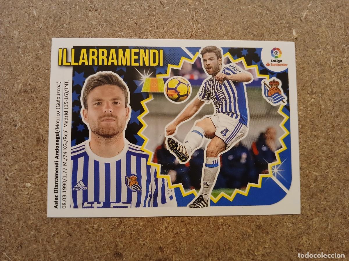 Cromos de F&uacute;tbol: ILLARRAMENDI - REAL SOCIEDAD N&ordm; 8 LIGA ESTE 2018 2019 - 18 19