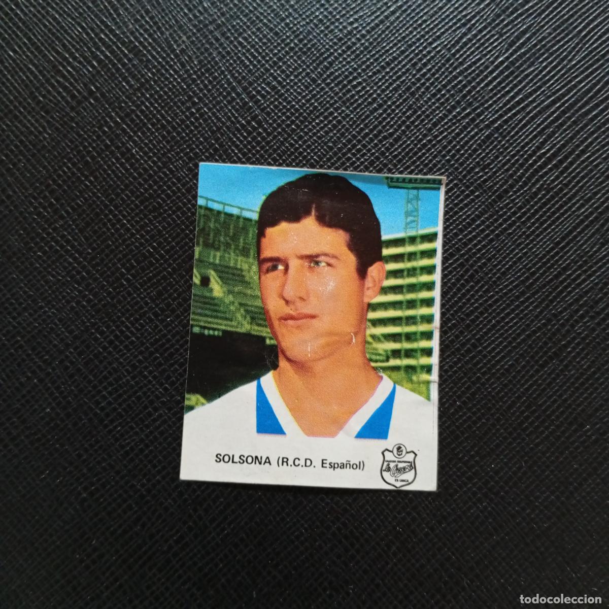 Cromos de F&uacute;tbol: SOLSONA ESPA&Ntilde;OL LA CASERA 1972 CROMO FUTBOL LIGA 72 - DESPEGADO - A50 PG523