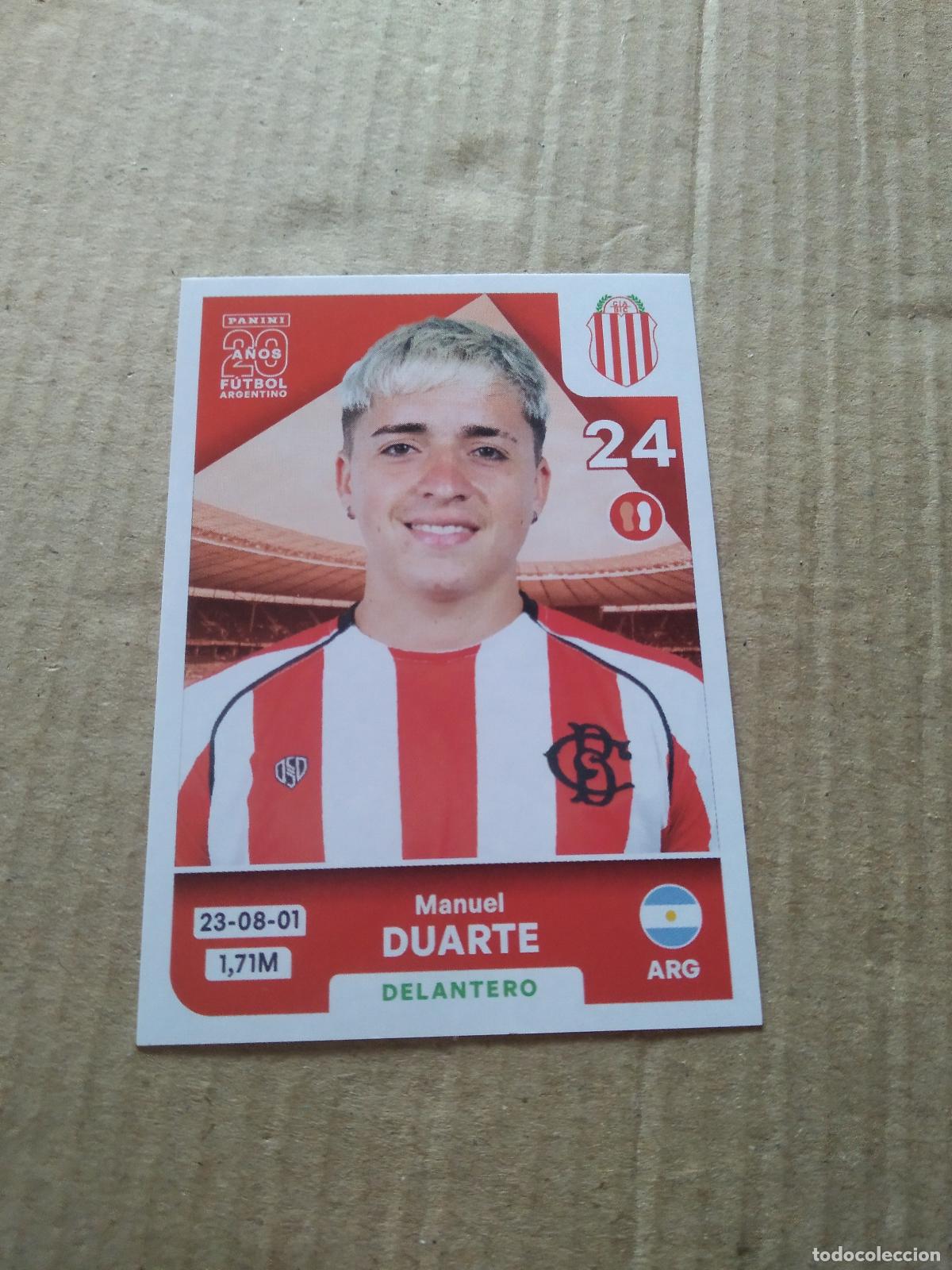 Cromos de F&uacute;tbol: BAR14 MANUEL DUARTE BARRACAS CENTRAL CROMO FUTBOL ARGENTINO PANINI LIGA ARGENTINA 2025