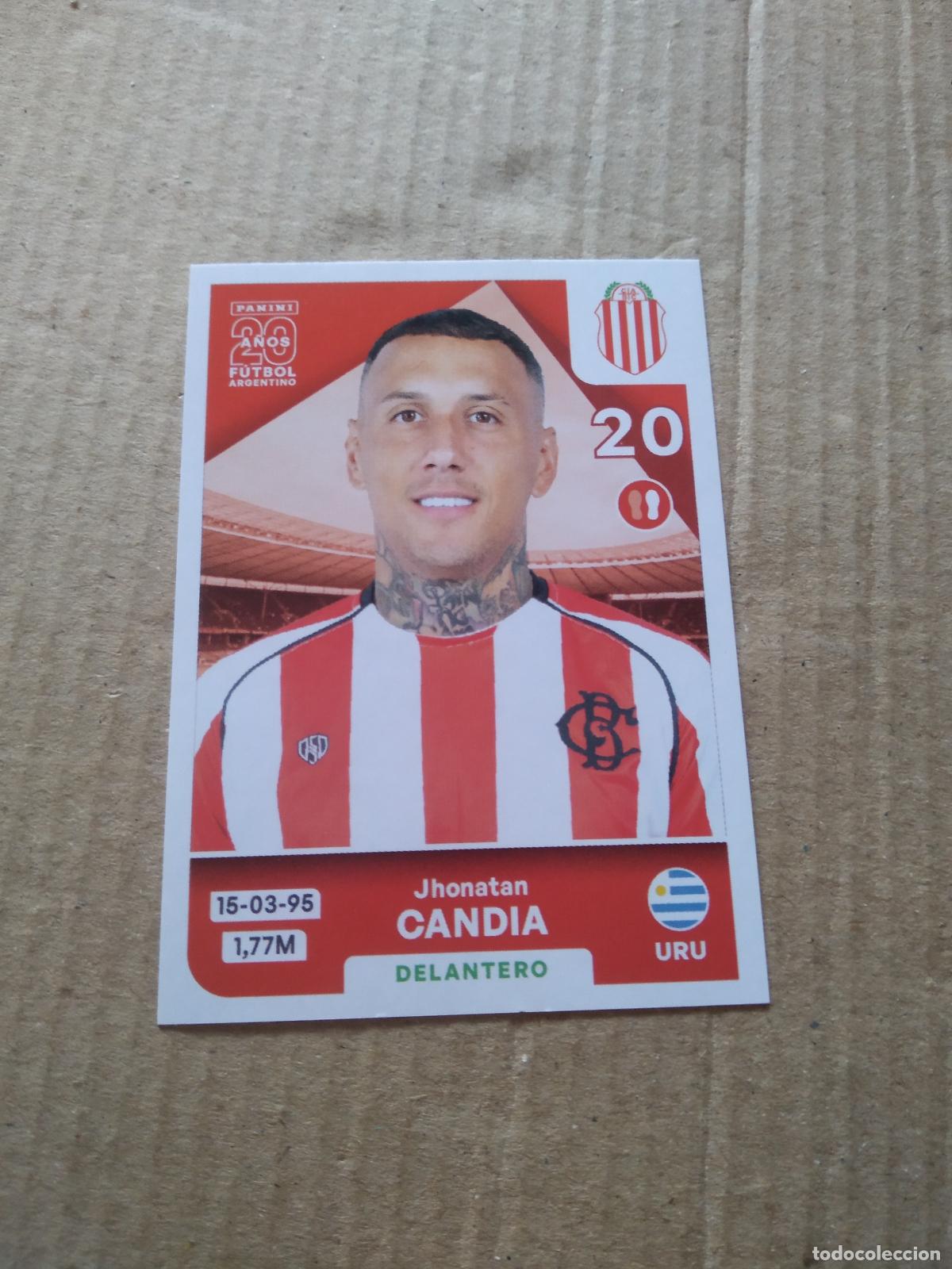Cromos de F&uacute;tbol: BAR16 JHONATAN CANDIA BARRACAS CENTRAL CROMO FUTBOL ARGENTINO PANINI LIGA ARGENTINA 2025