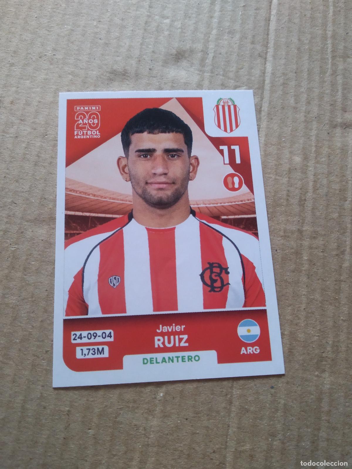 Cromos de F&uacute;tbol: BAR17 JAVIER RUIZ BARRACAS CENTRAL CROMO FUTBOL ARGENTINO PANINI LIGA ARGENTINA 2025