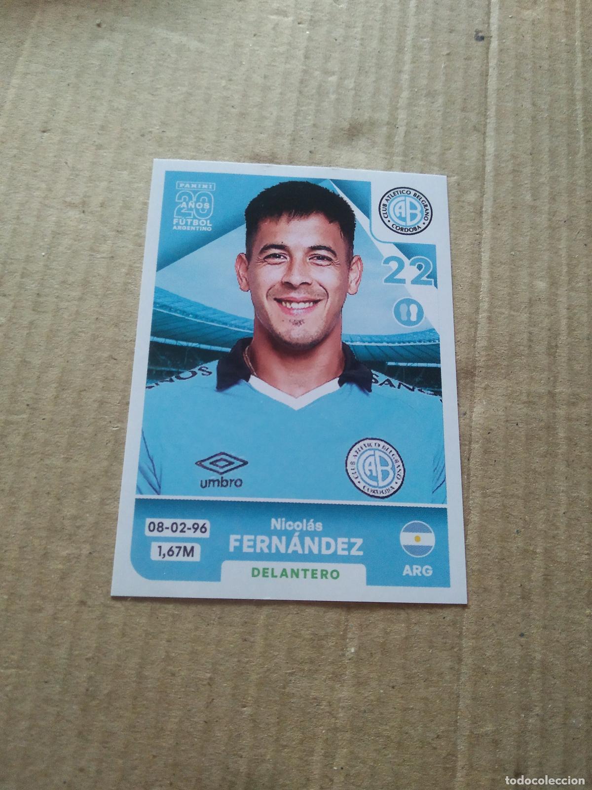 Cartes &agrave; collectionner de Football: BEL14 NICOLAS FERNANDEZ BELGRANO CROMO FUTBOL ARGENTINO PANINI LIGA ARGENTINA 2025