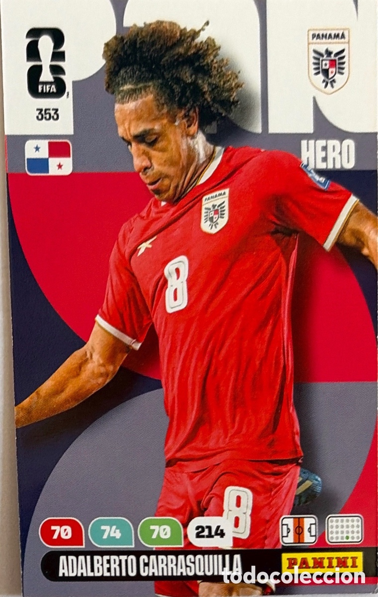 Cromos de F&uacute;tbol: 353.- ADALBERTO CARRASQUILLA (PANAMA) ADRENALYN XL MUNDIAL 2026 (PANINI)