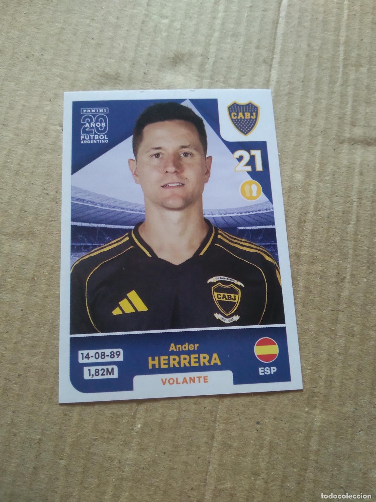Cromos de F&uacute;tbol: BOC10 ANDER HERRERA BOCA JUNIORS CROMO FUTBOL ARGENTINO PANINI LIGA ARGENTINA 2025