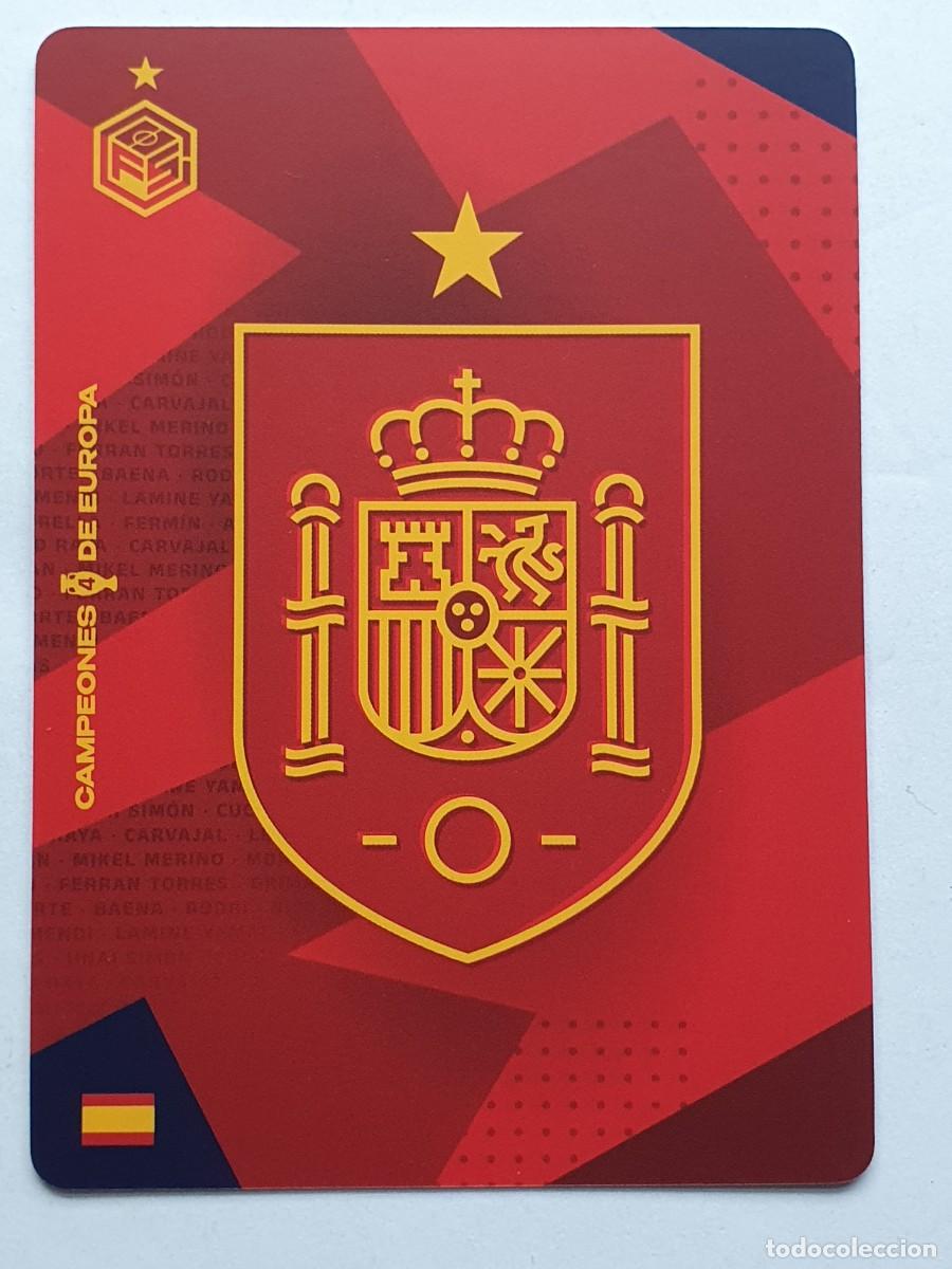 Cromos de F&uacute;tbol: ESCUDO (Espa&ntilde;a) Campeones de Europa 2024 - Futbol Sorpresa