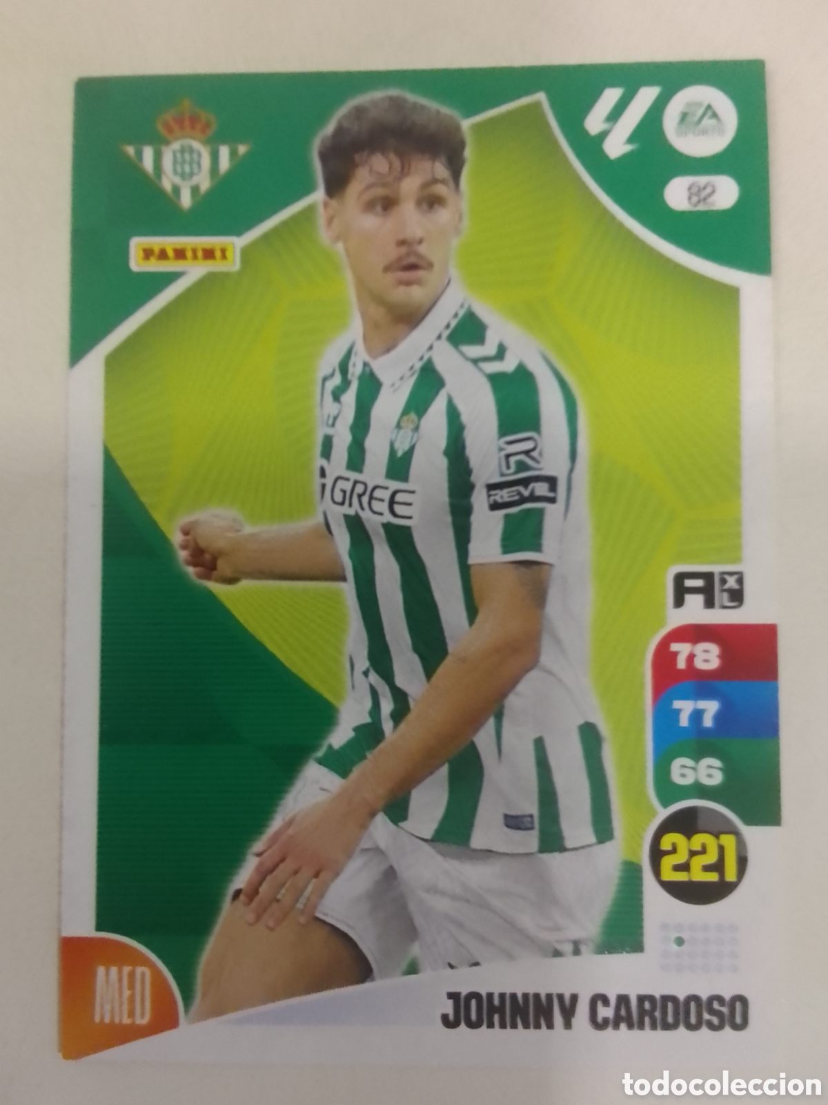 Cromos de F&uacute;tbol: Adrenalyn XL 2024-25 n&deg; 82 Johnny Cardoso &bull; Betis.