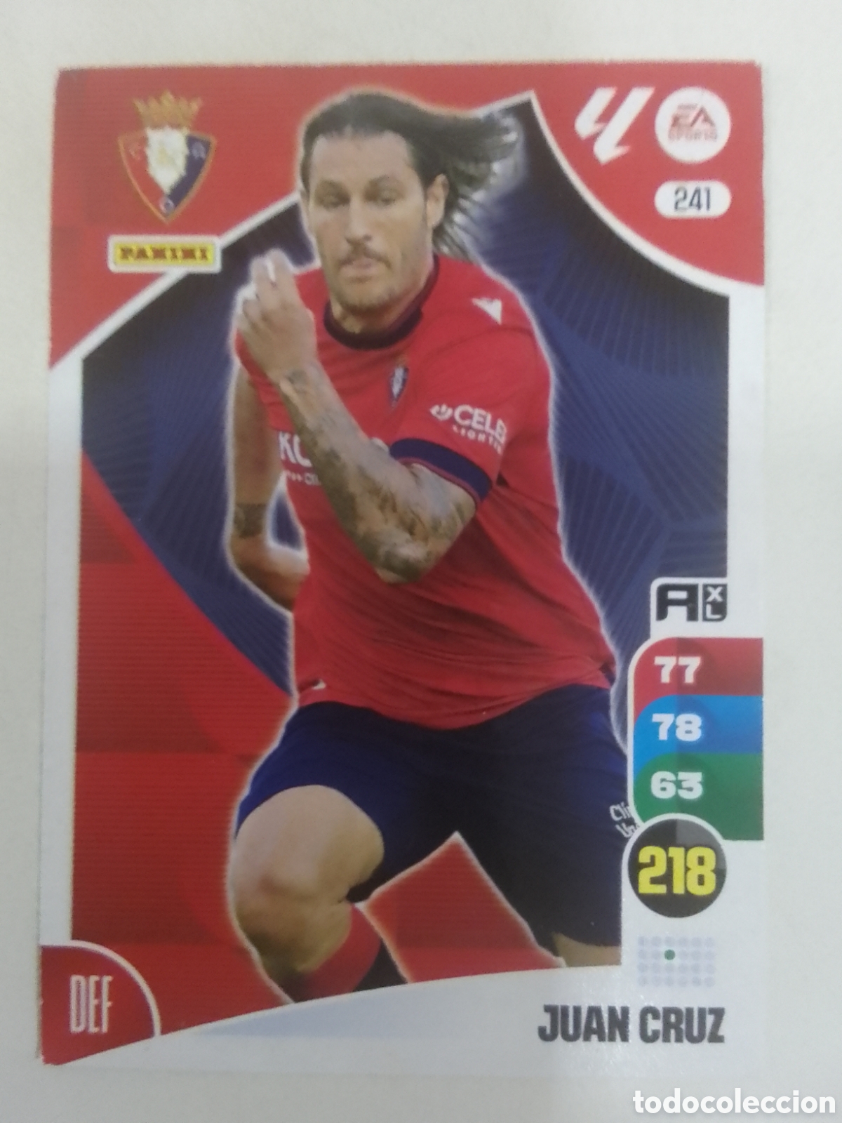 Football Stickers: Adrenalyn XL 2024-25 n&deg; 241 Juan Cruz &bull; Osasuna.