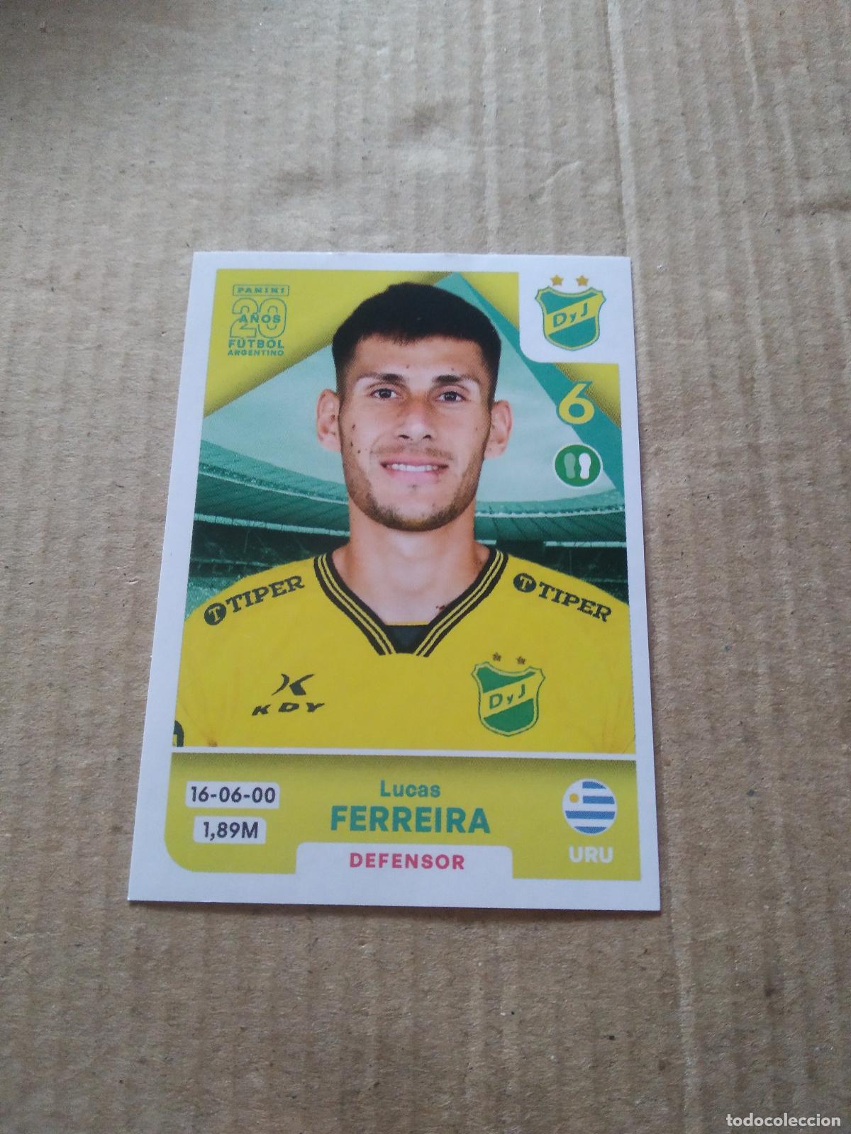 Football Stickers: DYJ5 LUCAS FERREIRA DEFENSA Y JUSTICIA CROMO FUTBOL ARGENTINO PANINI LIGA ARGENTINA 2025
