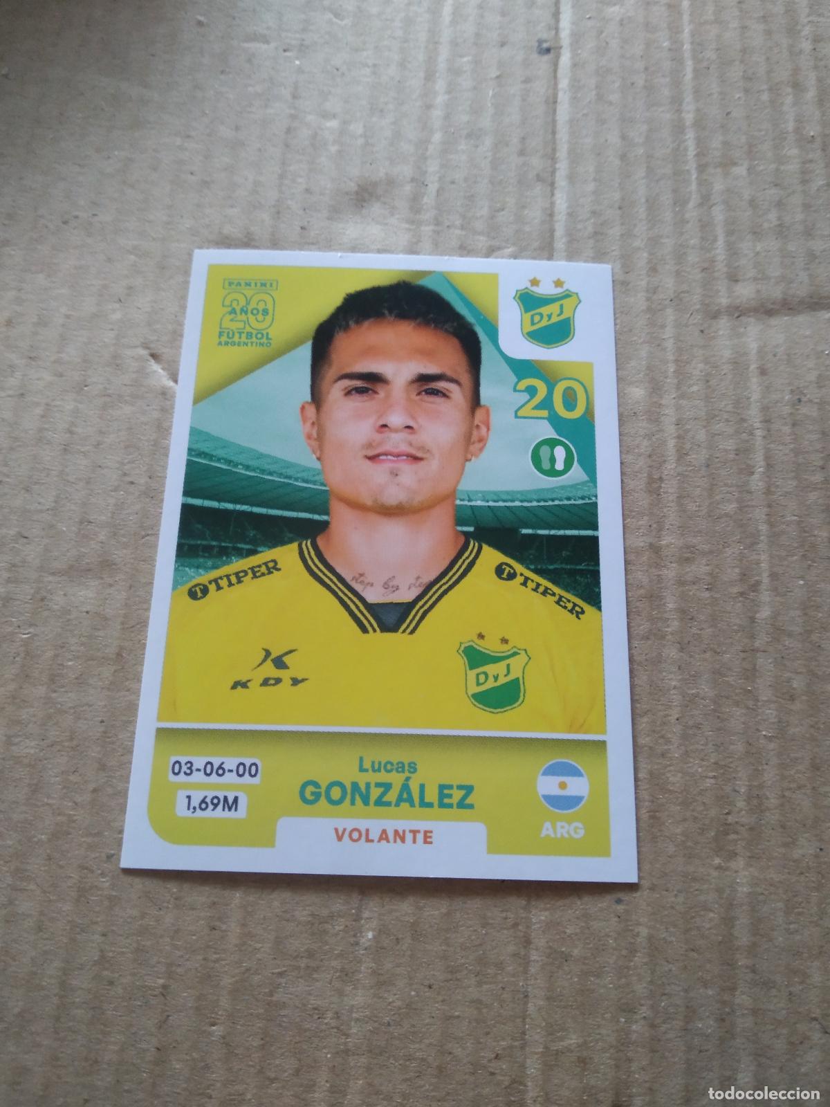 Football Stickers: DYJ9 LUCAS GONZALEZ DEFENSA Y JUSTICIA CROMO FUTBOL ARGENTINO PANINI LIGA ARGENTINA 2025