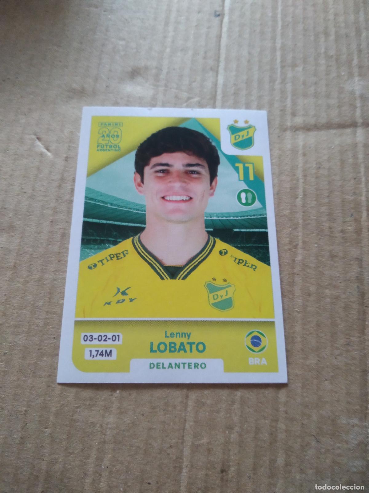 Cromos de F&uacute;tbol: DYJ15 LENNY LOBATO DEFENSA Y JUSTICIA CROMO FUTBOL ARGENTINO PANINI LIGA ARGENTINA 2025