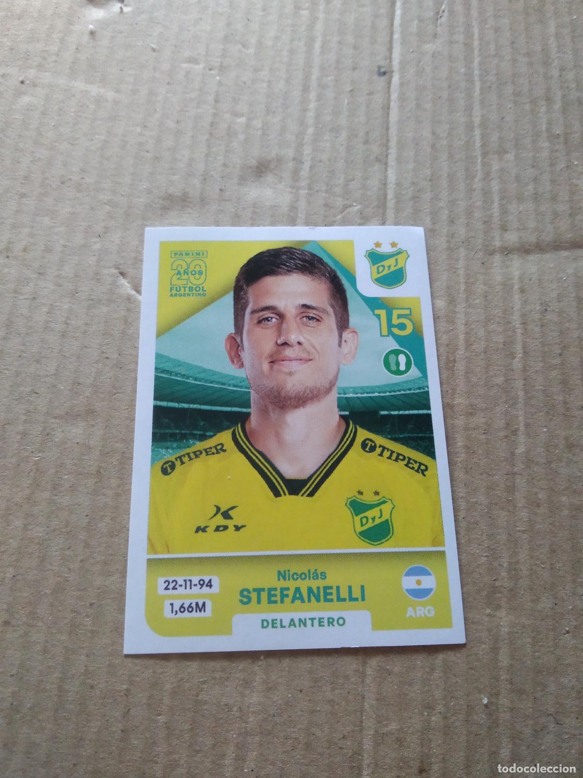 Cromos de F&uacute;tbol: DYJ17 NICOLAS STEFANELLI DEFENSA Y JUSTICIA CROMO FUTBOL ARGENTINO PANINI LIGA ARGENTINA 2025