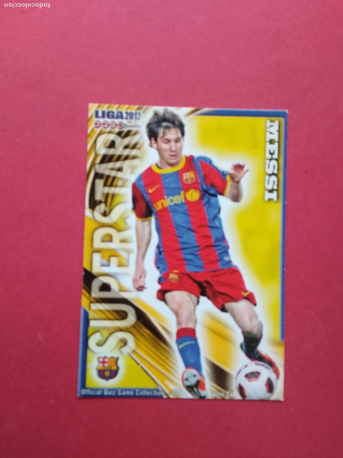 Cromos de F&uacute;tbol: MUNDICROMO MC QUIZ GAME LIGA 11 12 2011 2012 CROMO N&ordm; 026 26 MESSI BARCELONA