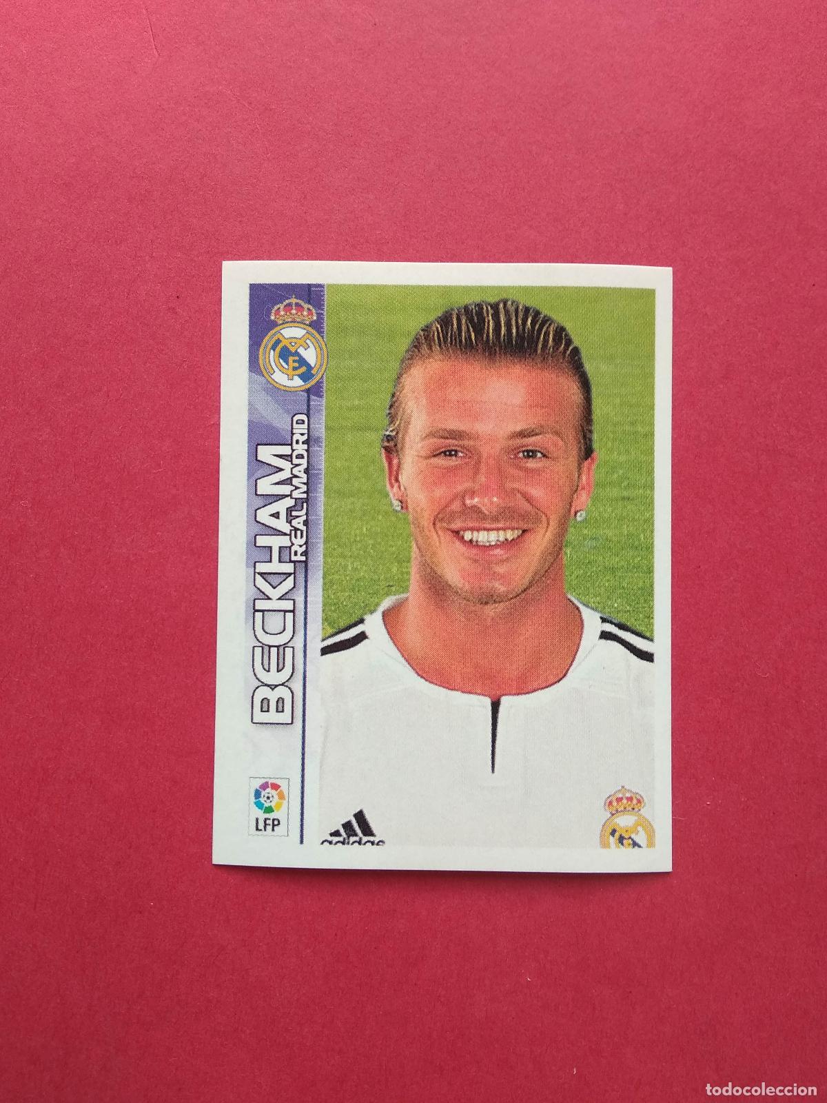 Cromos de F&uacute;tbol: PANINI SUPERLIGA DE ESTRELLAS 2003 2004 LIGA 03 04 NUNCA PEGADO REAL MADRID N&ordm; 215 BECKHAM