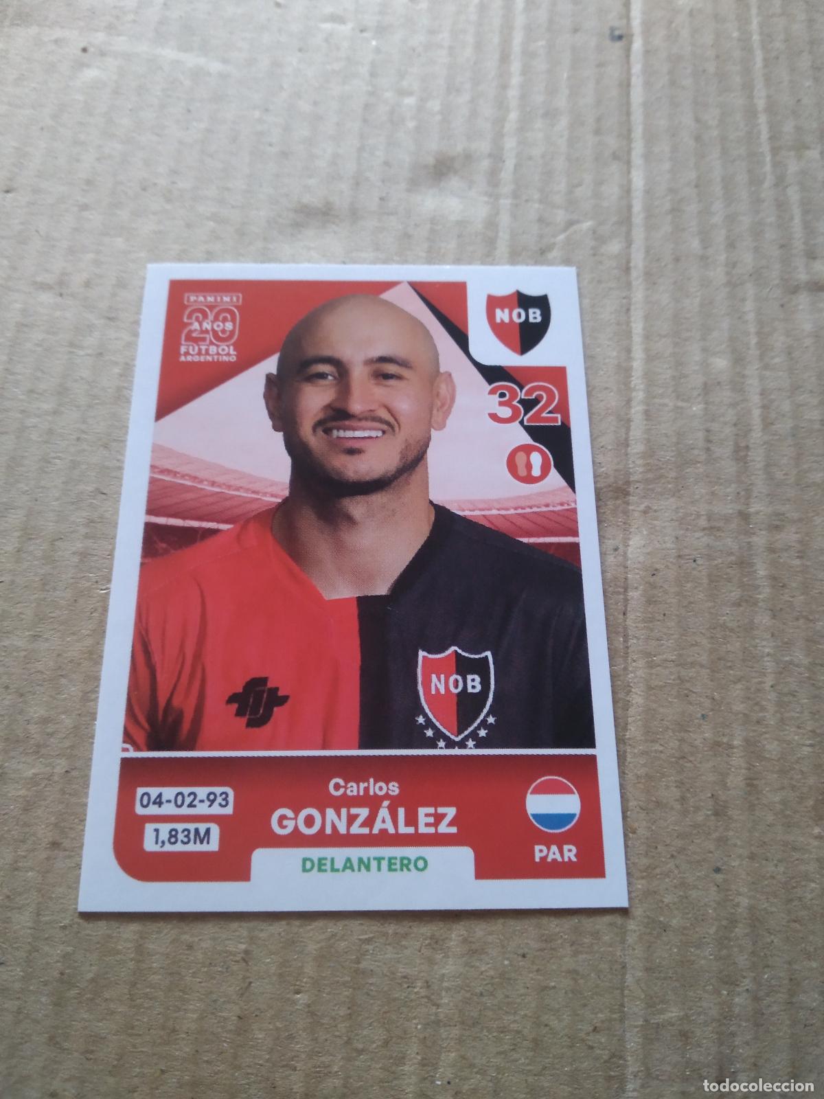 Cromos de F&uacute;tbol: NOB16 CARLOS GONZALEZ NEWELL'S CROMO FUTBOL ARGENTINO PANINI LIGA ARGENTINA 2025