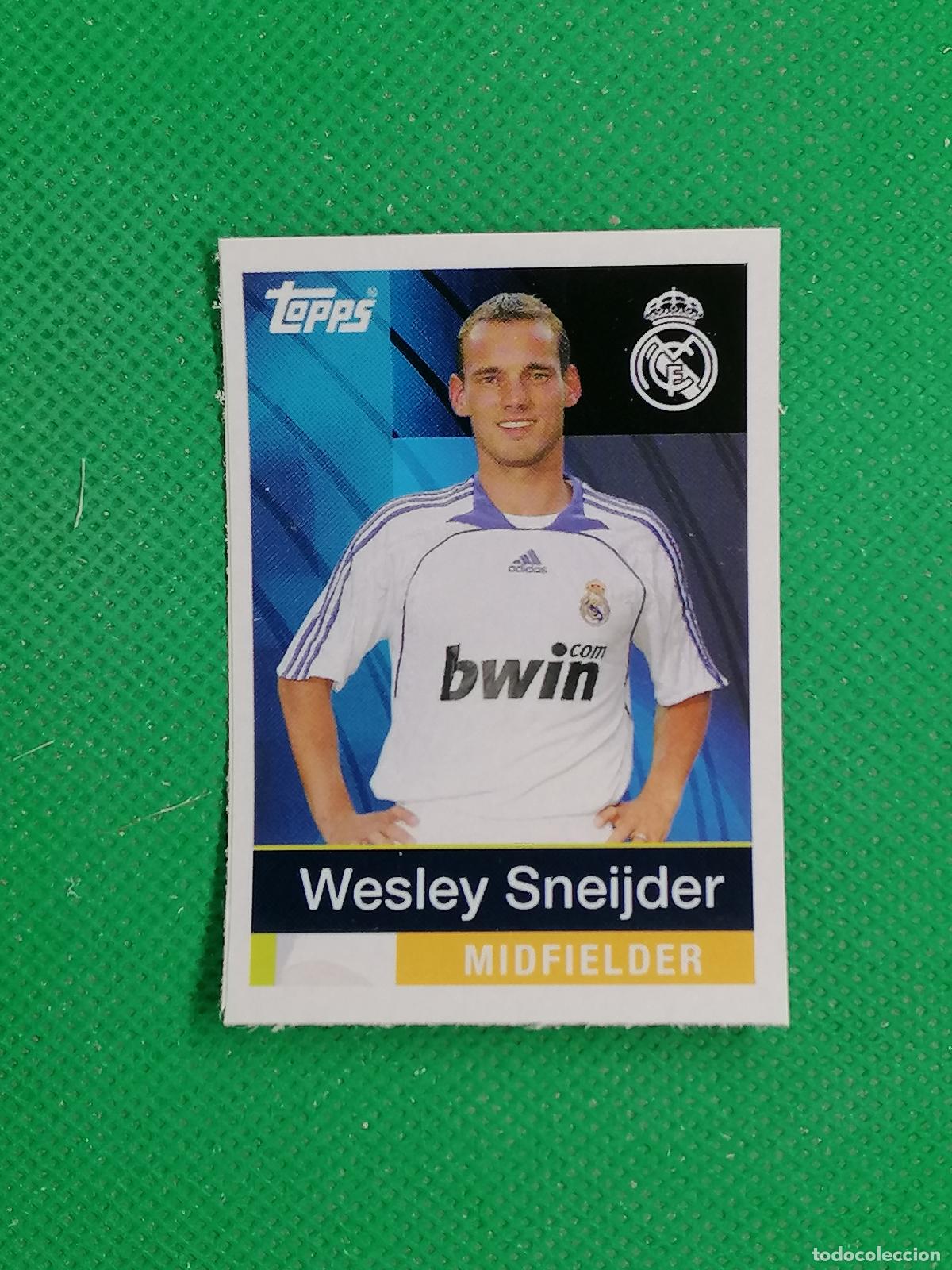Cromos de F&uacute;tbol: WESLEY SNEIJDER WHO AM I? ⚽ TOPPS REAL MADRID STICKERS 2025 2026 25 26 ⚽