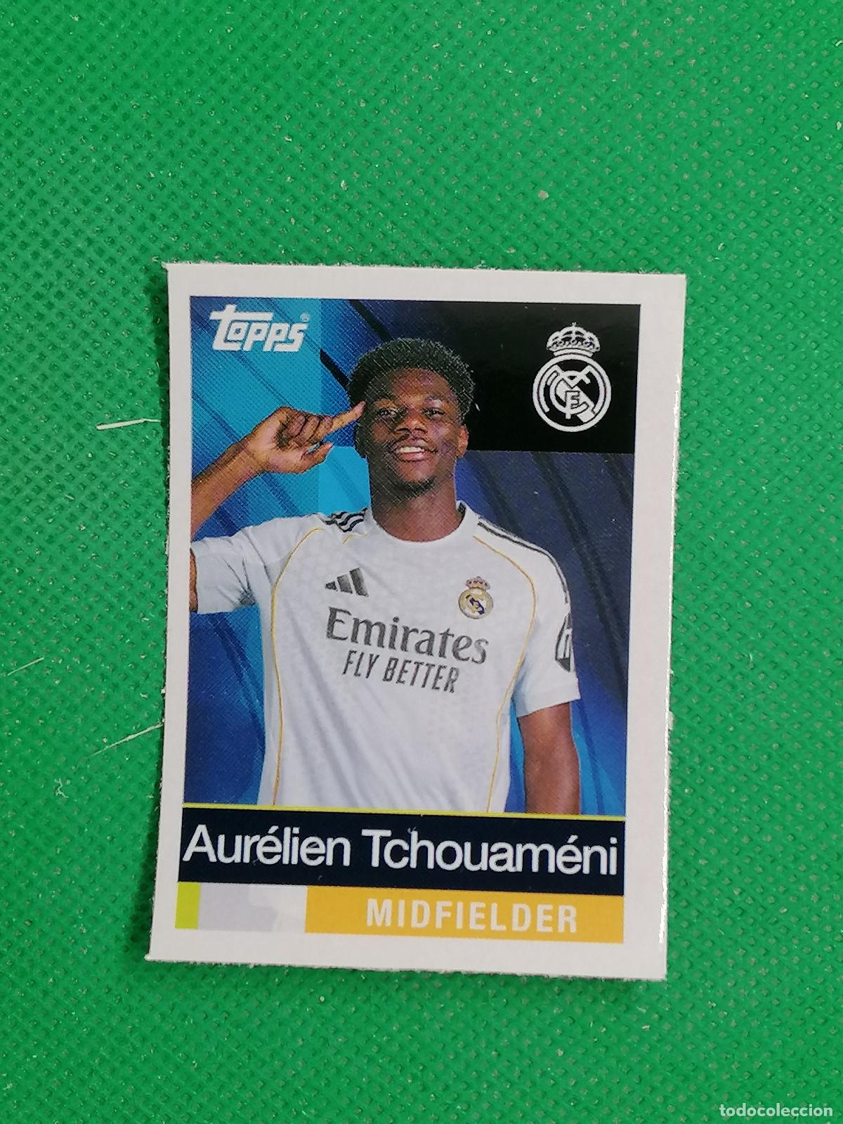 Cromos de F&uacute;tbol: AURELIEN TCHOUAMENI WHO AM I? ⚽ TOPPS REAL MADRID STICKERS 2025 2026 25 26 ⚽