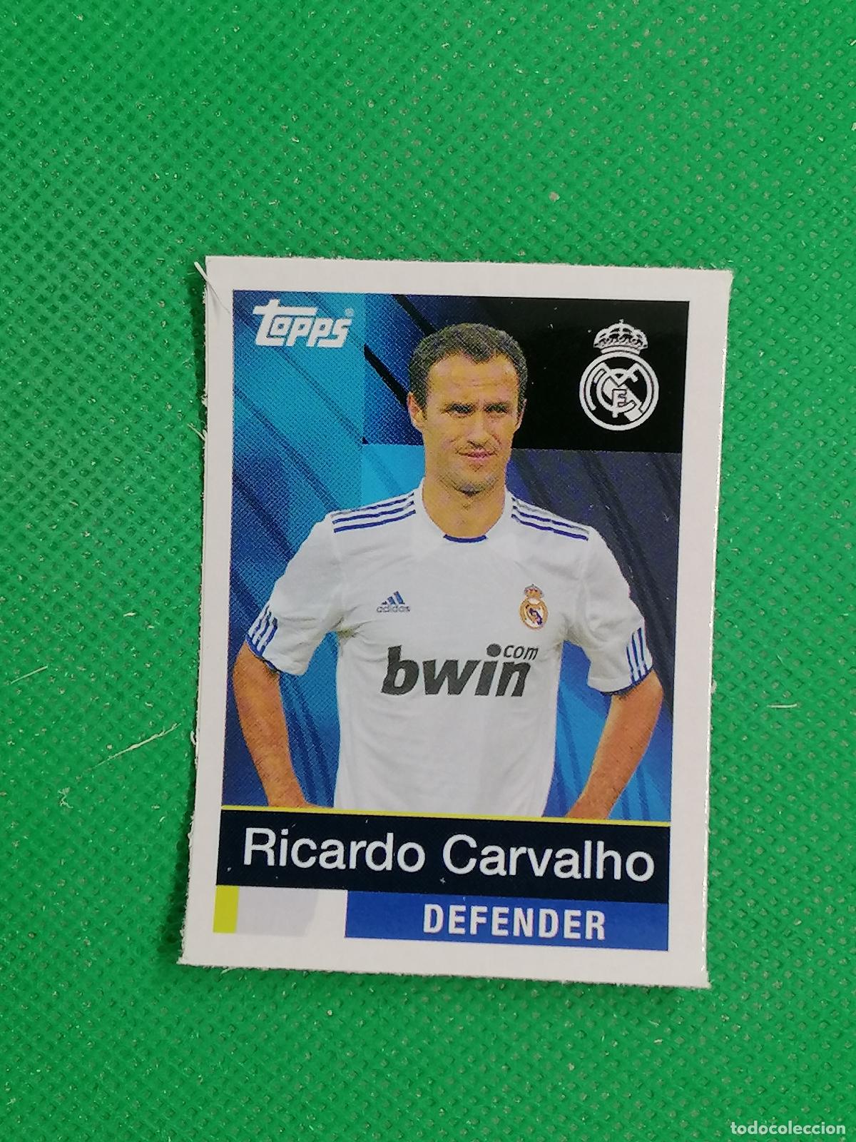 Cromos de F&uacute;tbol: RICARDO CARVALHO WHO AM I? ⚽ TOPPS REAL MADRID STICKERS 2025 2026 25 26 ⚽