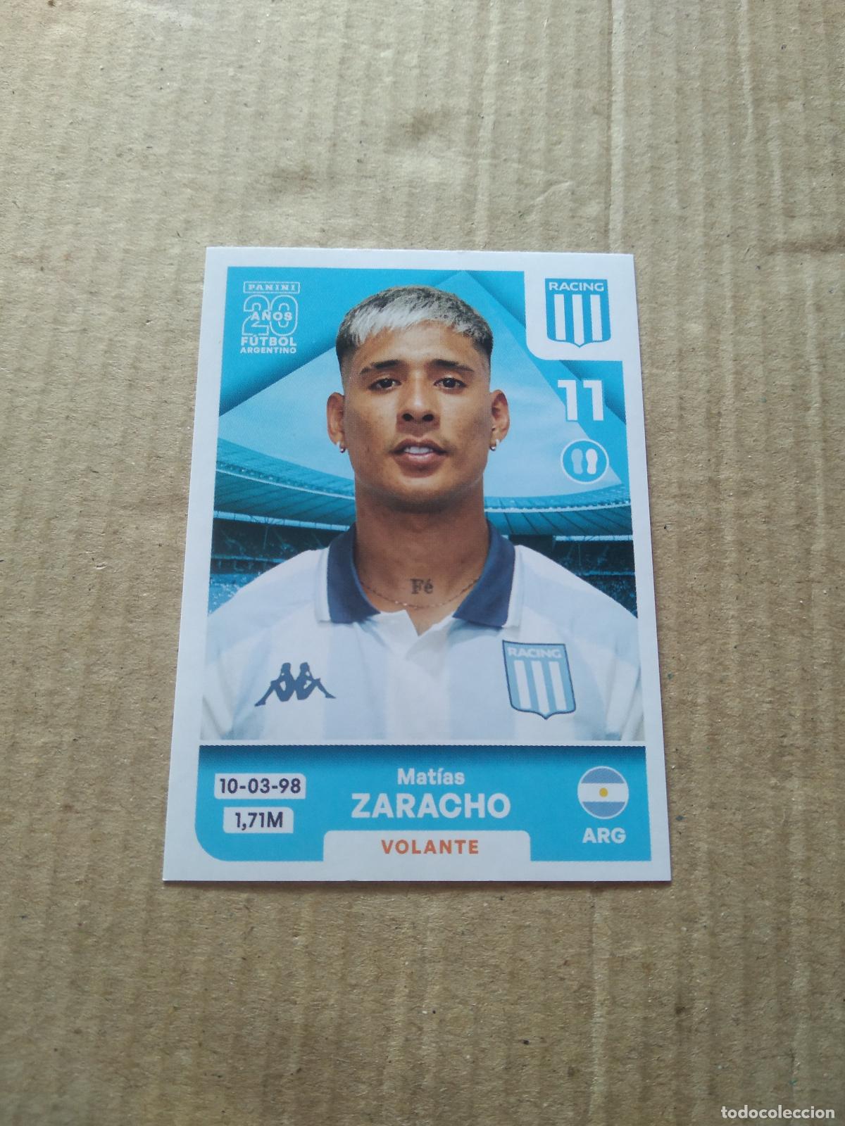 Cromos de F&uacute;tbol: RAC12 MATIAS ZARACHO RACING CROMO FUTBOL ARGENTINO PANINI LIGA ARGENTINA 2025