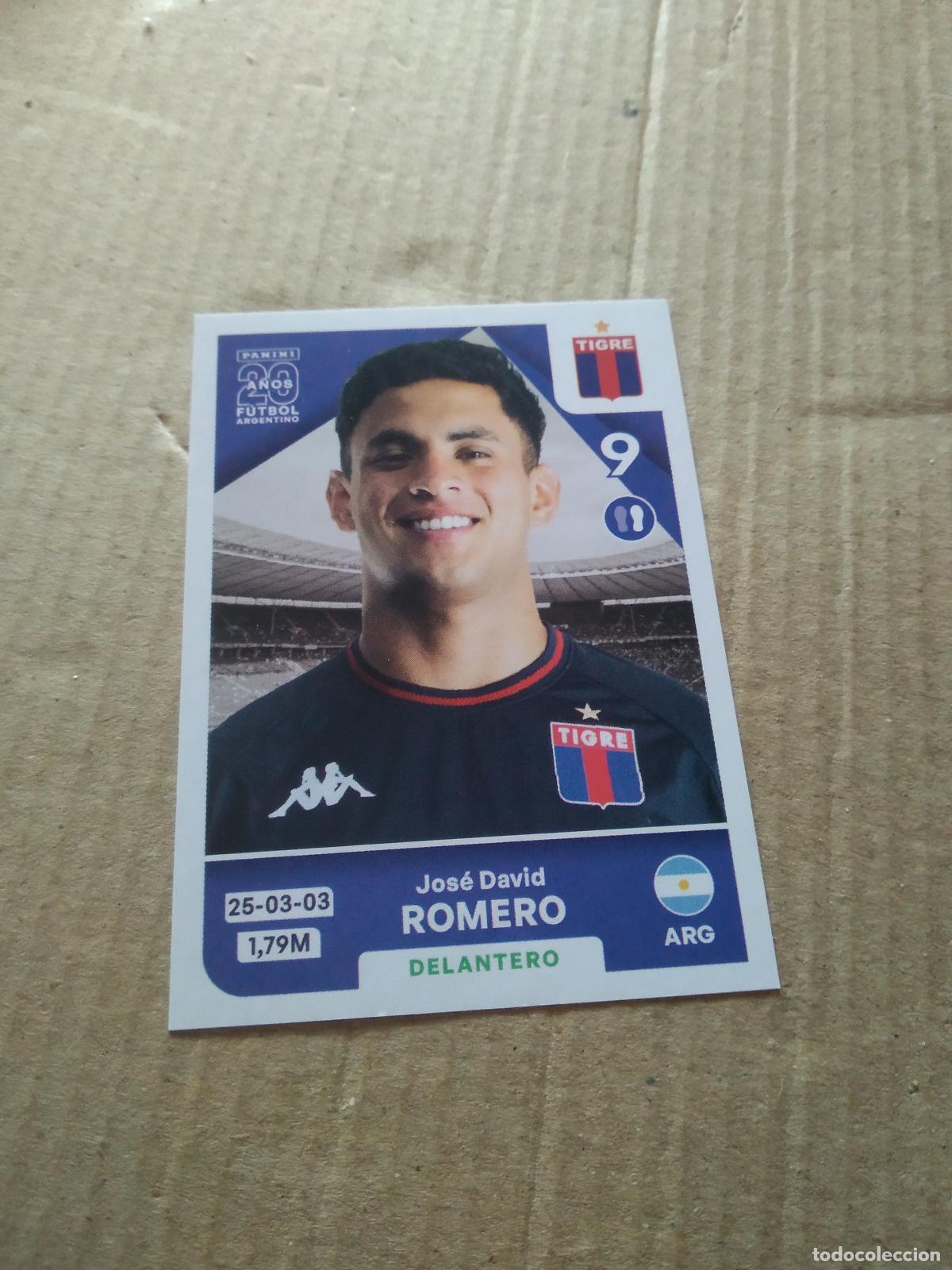 Cromos de Futebol: TIG15 JOSE DAVID ROMERO TIGRE CROMO FUTBOL ARGENTINO PANINI LIGA ARGENTINA 2025