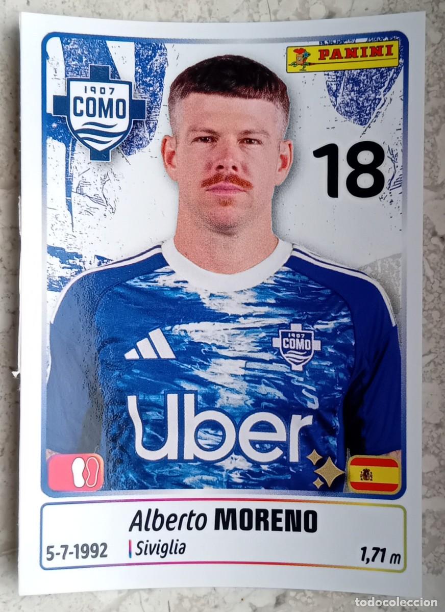 Cromos de F&uacute;tbol: Figurina Panini 2026 Cromo Calciatori 2025-26 Alberto Moreno Como n UPG 13