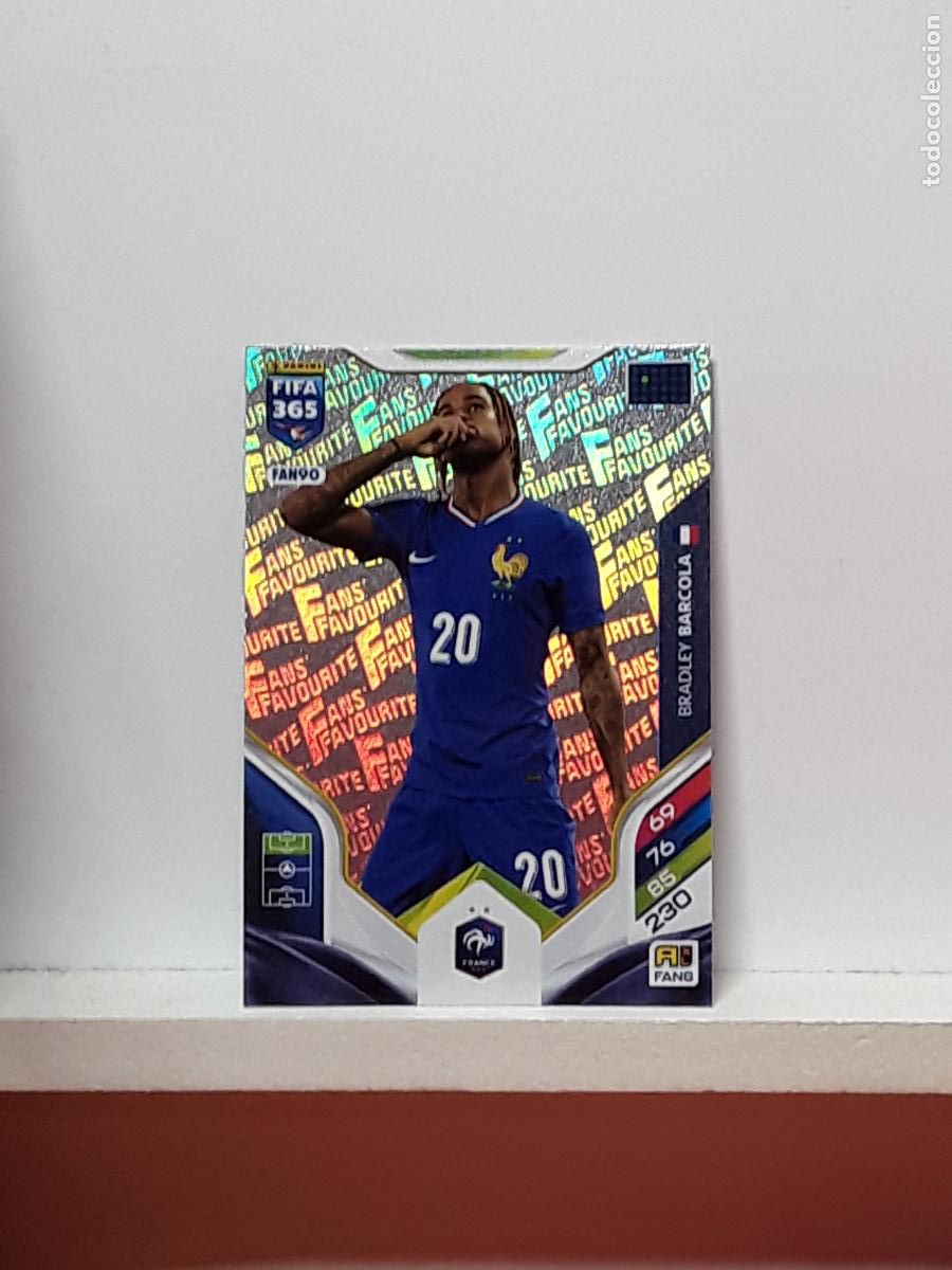 Cromos de F&uacute;tbol: FIFA 365 ADRENALYN 2025 2026 25 26 ALBUM PANINI LIGA N FAN90 FAN 90 FRANCIA BRADLEY BARCOLA