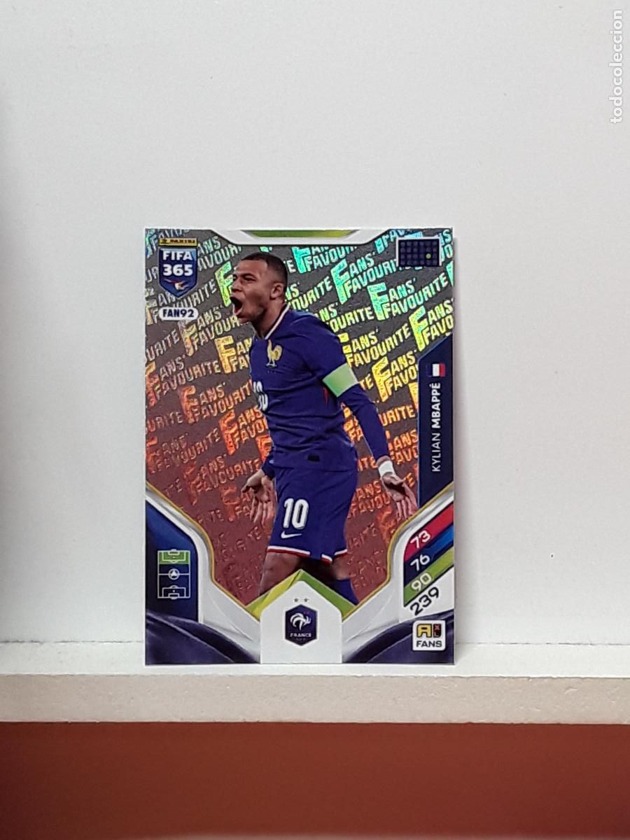 Cromos de F&uacute;tbol: FIFA 365 ADRENALYN 2025 2026 25 26 ALBUM PANINI LIGA N FAN92 FAN 92 FRANCIA REAL MADRID MBAPPE
