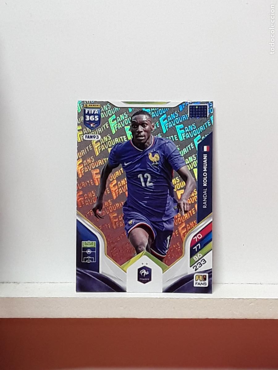 Cromos de F&uacute;tbol: FIFA 365 ADRENALYN 2025 2026 25 26 ALBUM PANINI LIGA N FAN93 FAN 93 FRANCIA RANDAL KOLO MUANI