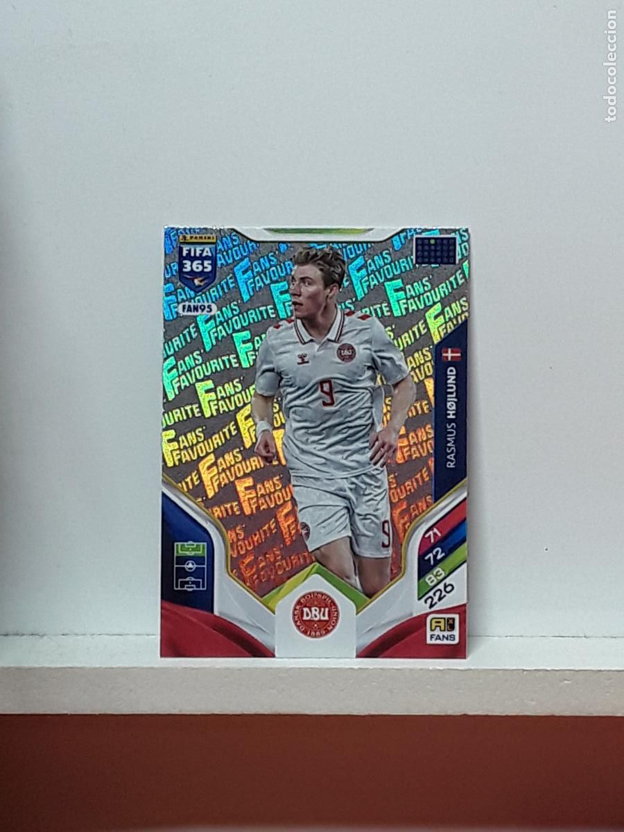 Cromos de F&uacute;tbol: FIFA 365 ADRENALYN 2025 2026 25 26 ALBUM PANINI LIGA N FAN95 FAN 95 DINAMARCA RASMUS HOJLUND