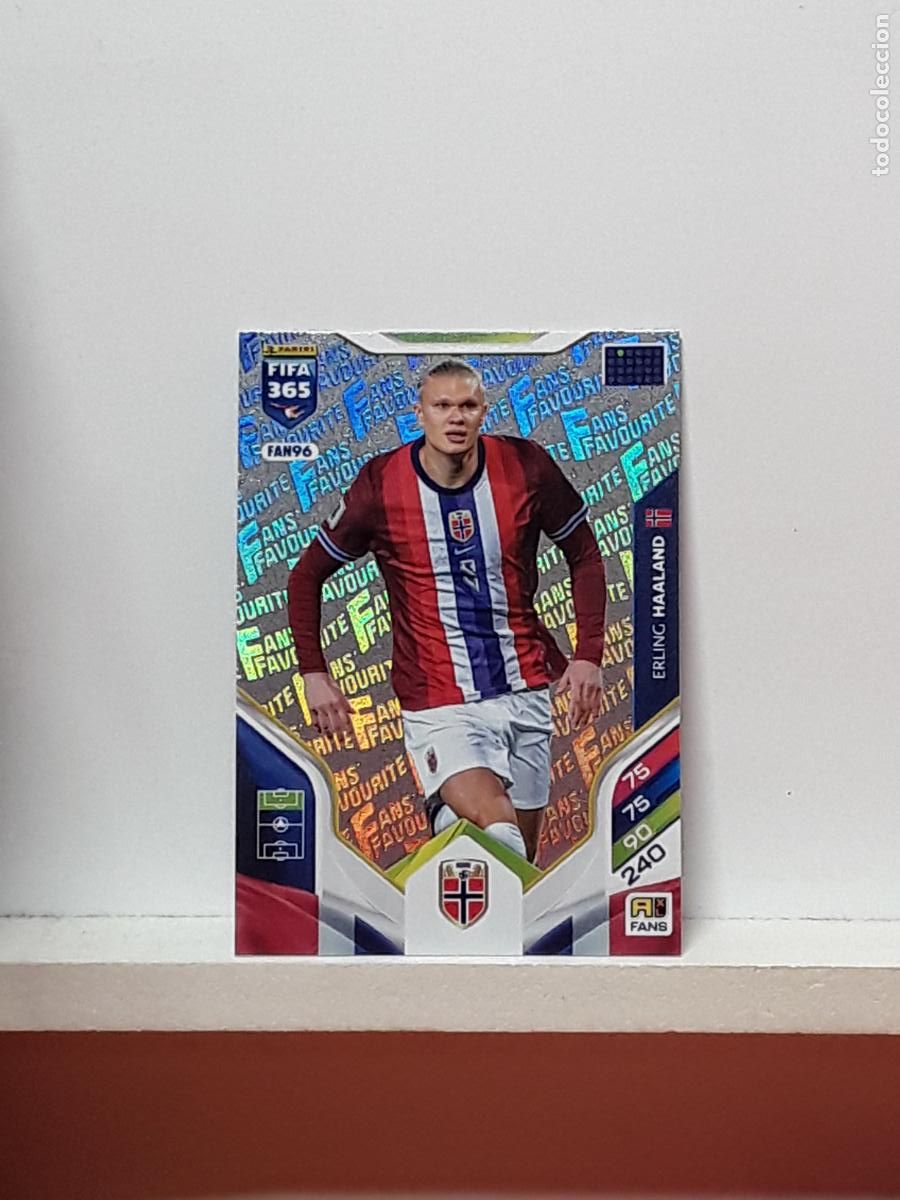 Cromos de F&uacute;tbol: FIFA 365 ADRENALYN 2025 2026 25 26 ALBUM PANINI LIGA N FAN96 FAN 96 NORUEGA ERLING HAALAND