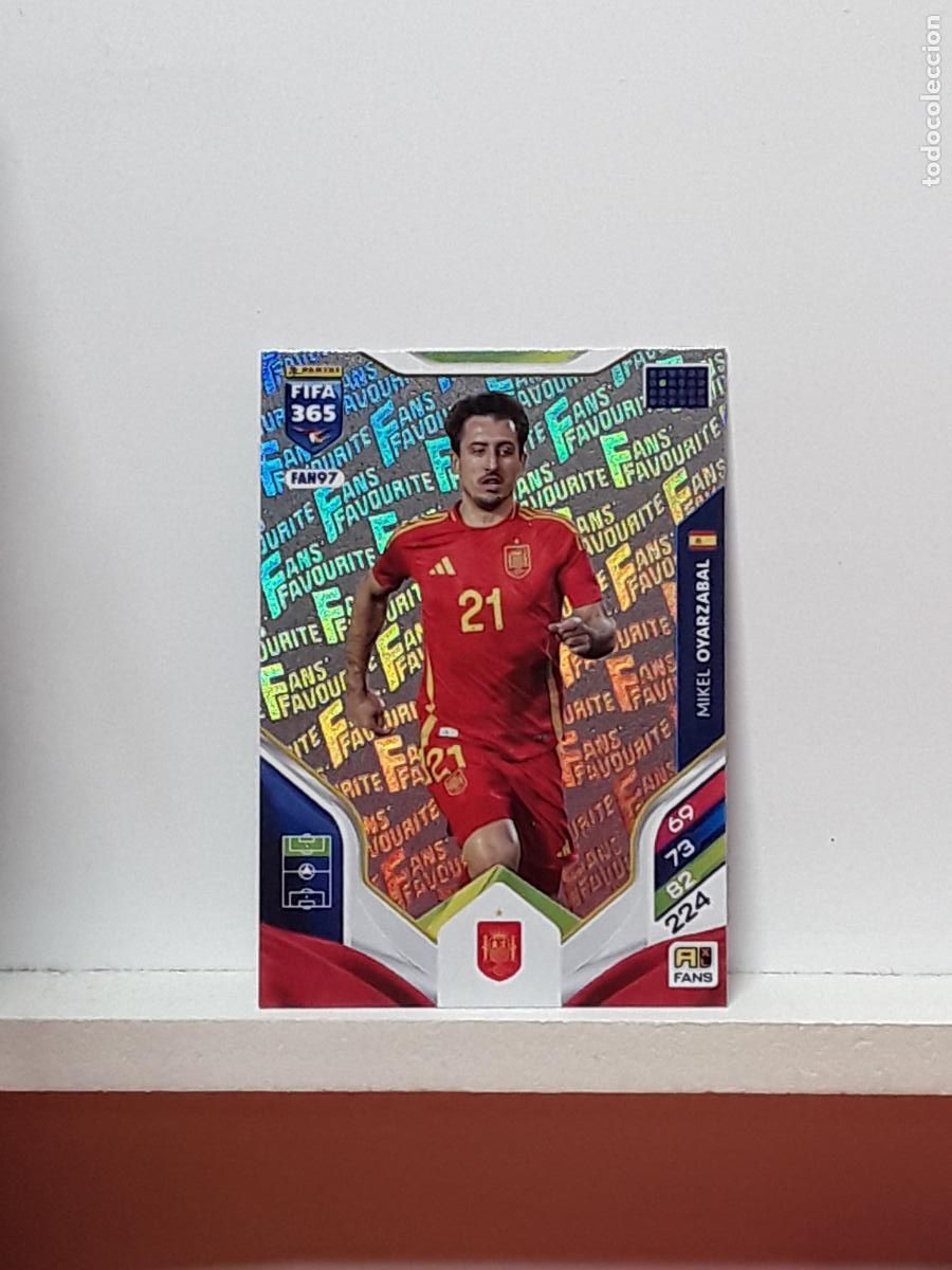Cromos de F&uacute;tbol: FIFA 365 ADRENALYN 2025 2026 25 26 ALBUM PANINI LIGA N FAN97 FAN 97 ESPA&Ntilde;A SPAIN MIKEL OYARZABAL