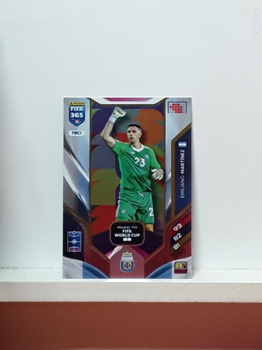 Cromos de F&uacute;tbol: FIFA 365 ADRENALYN 2025 2026 25 26 ALBUM PANINI LIGA N FWC1 FWC 1 ARGENTINA EMILIANO MARTINEZ
