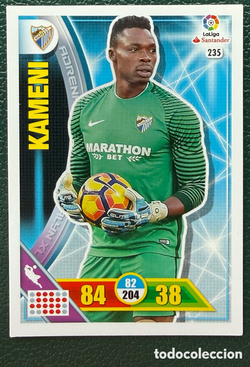 Cromos de Futebol: 235 KAMENI MALAGA CF FICHAS ALBUM ADRENALYN XL 2016 2017 16 17