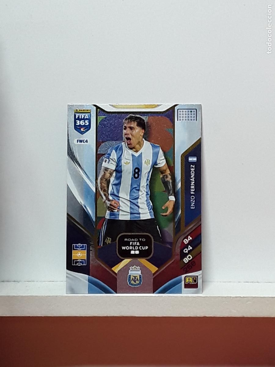 Cromos de F&uacute;tbol: FIFA 365 ADRENALYN 2025 2026 25 26 ALBUM PANINI LIGA N FWC4 FWC 4 ARGENTINA ENZO FERNANDEZ
