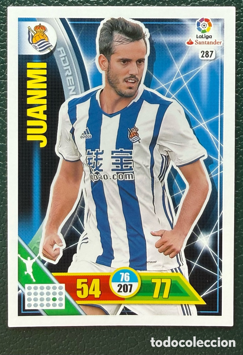 Cromos de F&uacute;tbol: 287 JUANMI REAL SOCIEDAD FICHAS ALBUM ADRENALYN XL 2016 2017 16 17