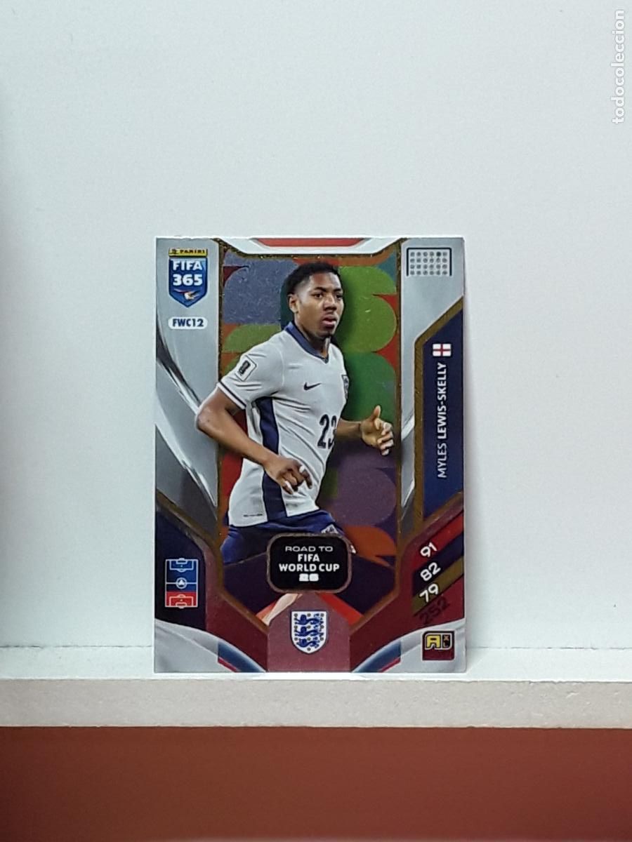 Cromos de F&uacute;tbol: FIFA 365 ADRENALYN 2025 2026 25 26 ALBUM PANINI LIGA N FWC12 FWC 12 INGLATERRA MYLES LEWIS-SKELLY