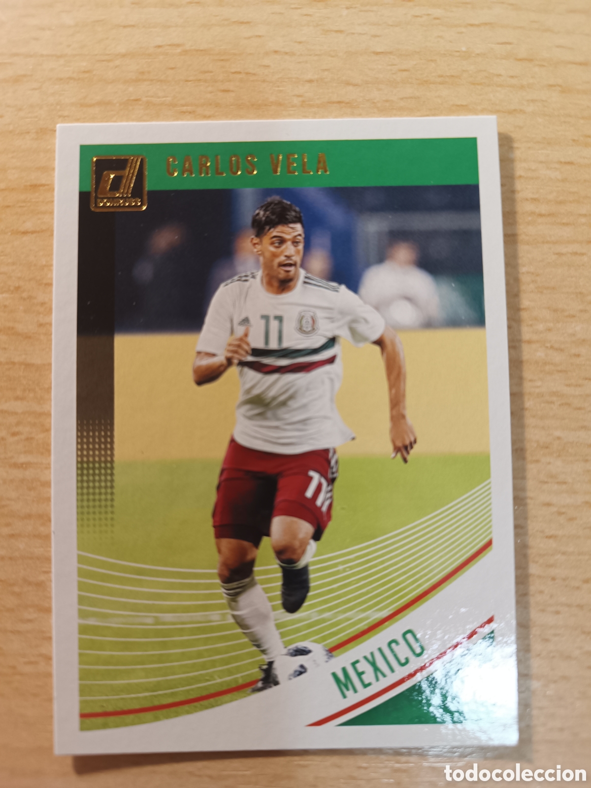 Cromos de F&uacute;tbol: CARLOS VELA DONRUSS M&Eacute;XICO 2018 2019 18 19