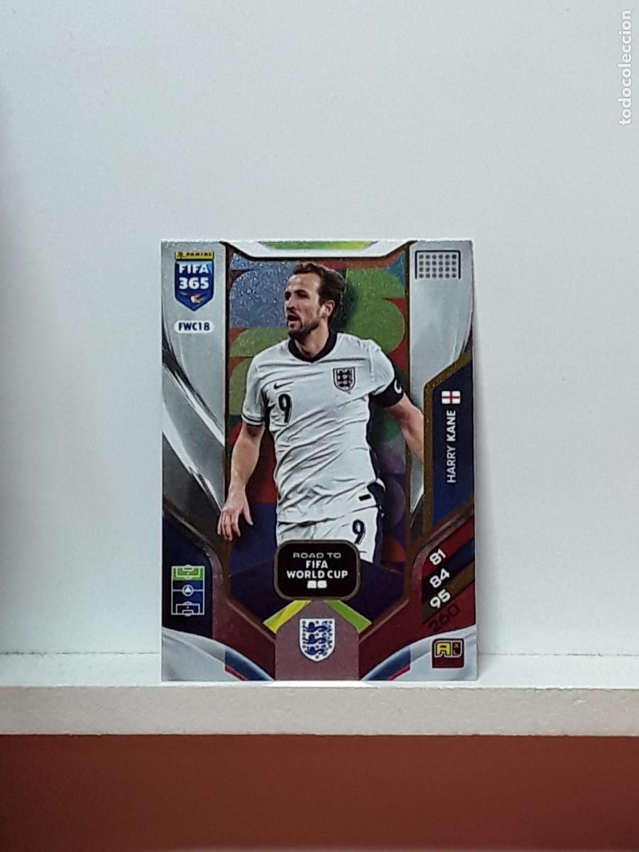 Cromos de F&uacute;tbol: FIFA 365 ADRENALYN 2025 2026 25 26 ALBUM PANINI LIGA N FWC18 FWC 18 INGLATERRA HARRY KANE