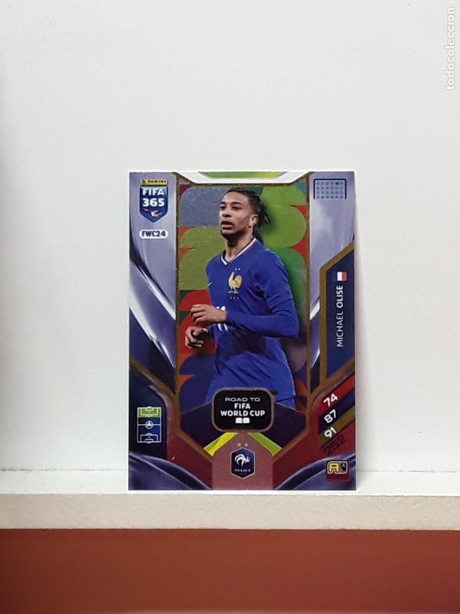 Cromos de F&uacute;tbol: FIFA 365 ADRENALYN 2025 2026 25 26 ALBUM PANINI LIGA N FWC24 FWC 24 FRANCIA MICHAEL OLISE