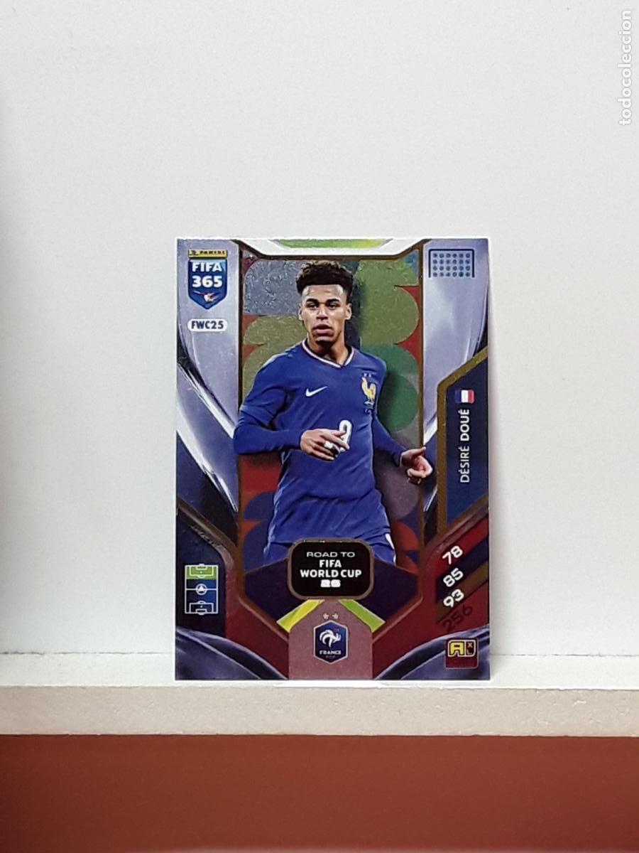 Cromos de F&uacute;tbol: FIFA 365 ADRENALYN 2025 2026 25 26 ALBUM PANINI LIGA N FWC25 FWC 25 FRANCIA DESIRE DOUE