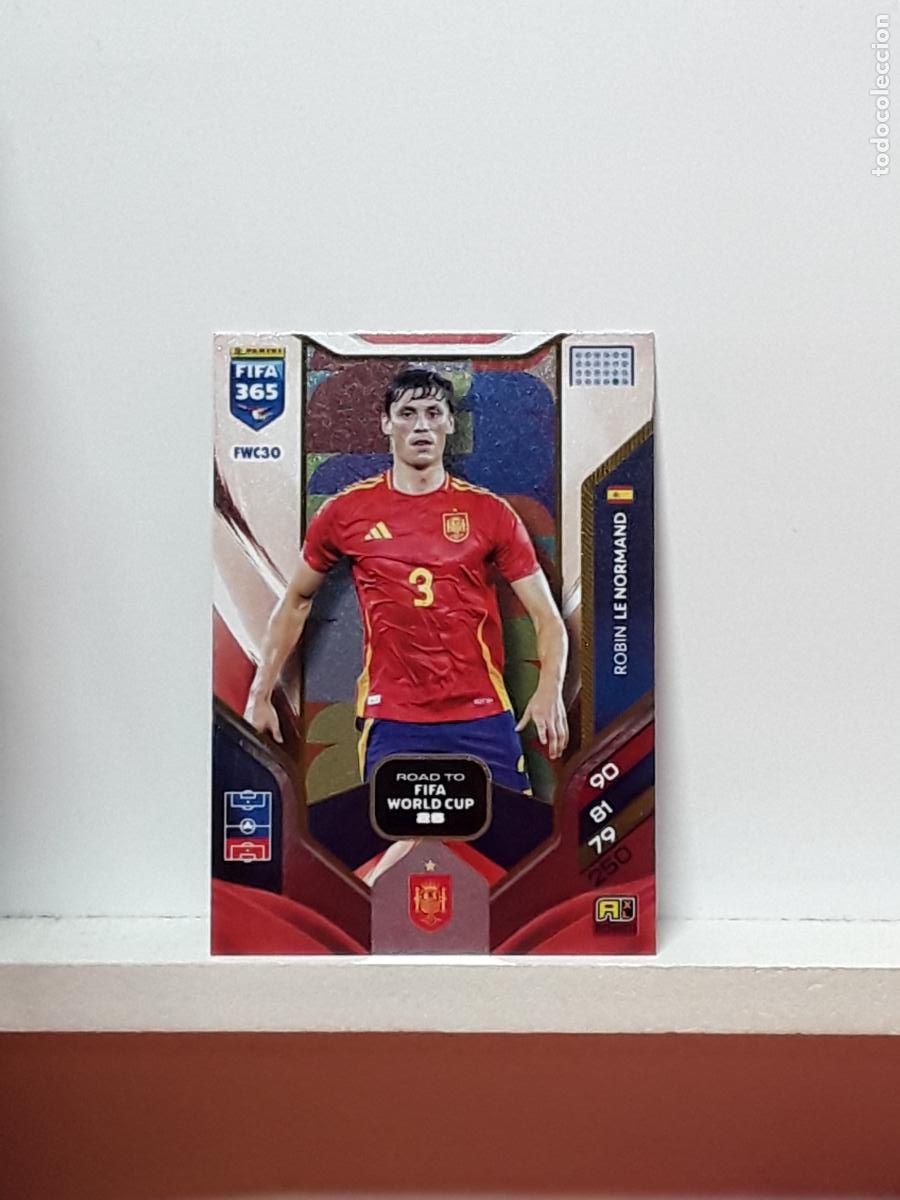 Cromos de F&uacute;tbol: FIFA 365 ADRENALYN 2025 2026 25 26 ALBUM PANINI LIGA N FWC30 FWC 30 ESPA&Ntilde;A SPAIN ROBIN LE NORMAND