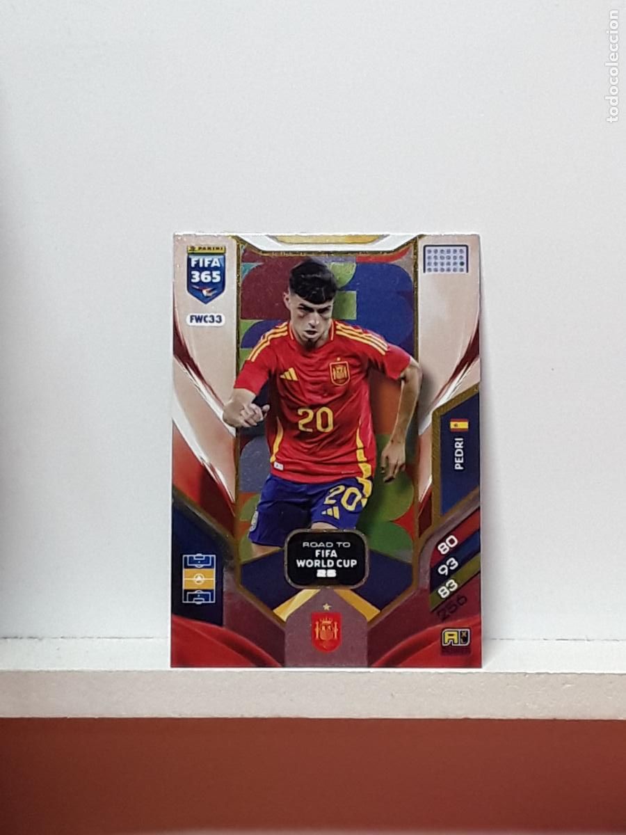Cromos de F&uacute;tbol: FIFA 365 ADRENALYN 2025 2026 25 26 ALBUM PANINI LIGA N FWC33 FWC 33 ESPA&Ntilde;A SPAIN PEDRI
