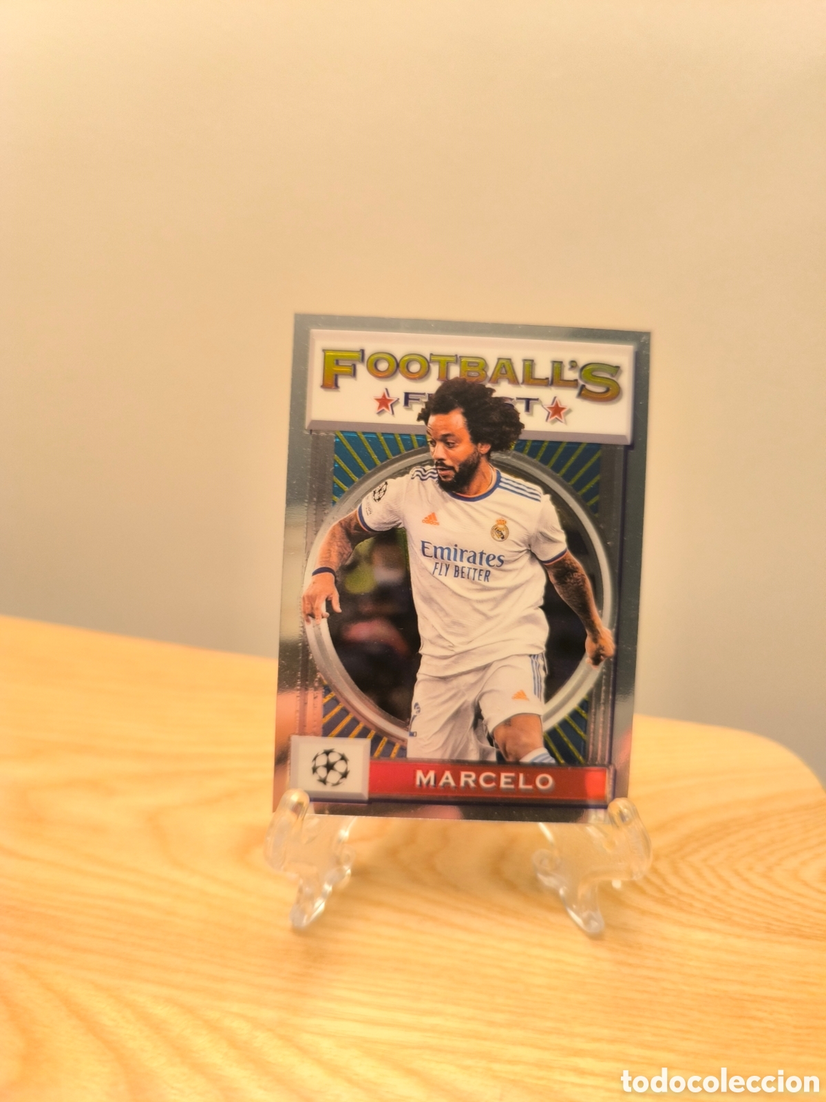 Cromos de F&uacute;tbol: Marcelo Topps football's FINEST Real Madrid