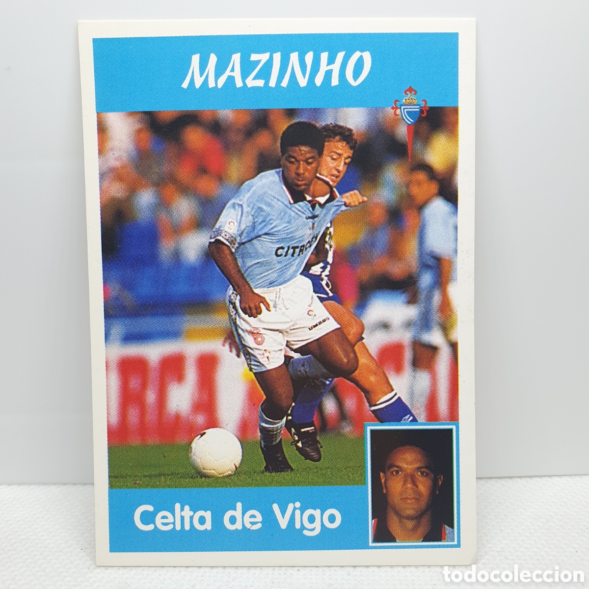 Cromos de F&uacute;tbol: ⚽️ CROMO DE FUTBOL MAZINHO CELTA DE VIGO LIGA 97-98 PANINI SPORTS ALBUM - ESTAMPAS ADHESIVAS - CARTA