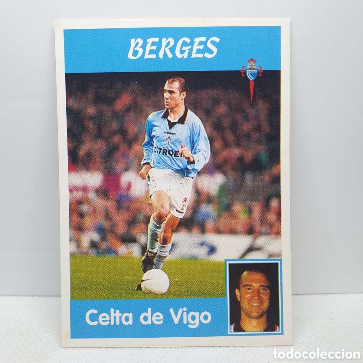 Cromos de F&uacute;tbol: ⚽️ CROMO DE FUTBOL BERGES CELTA DE VIGO LIGA 97-98 PANINI SPORTS ALBUM - ESTAMPAS ADHESIVAS - CARTAS